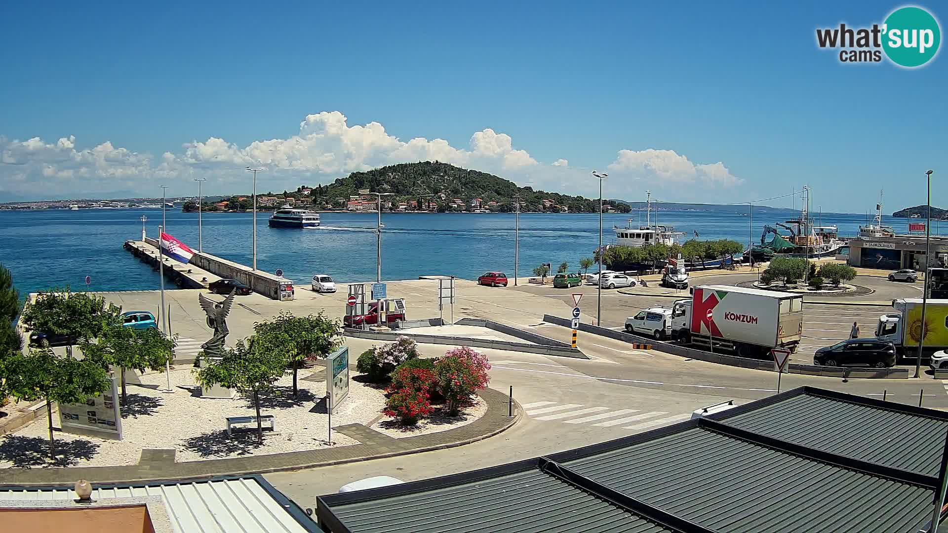 UGLJAN Webcam – Preko-Fähre nach Zadar
