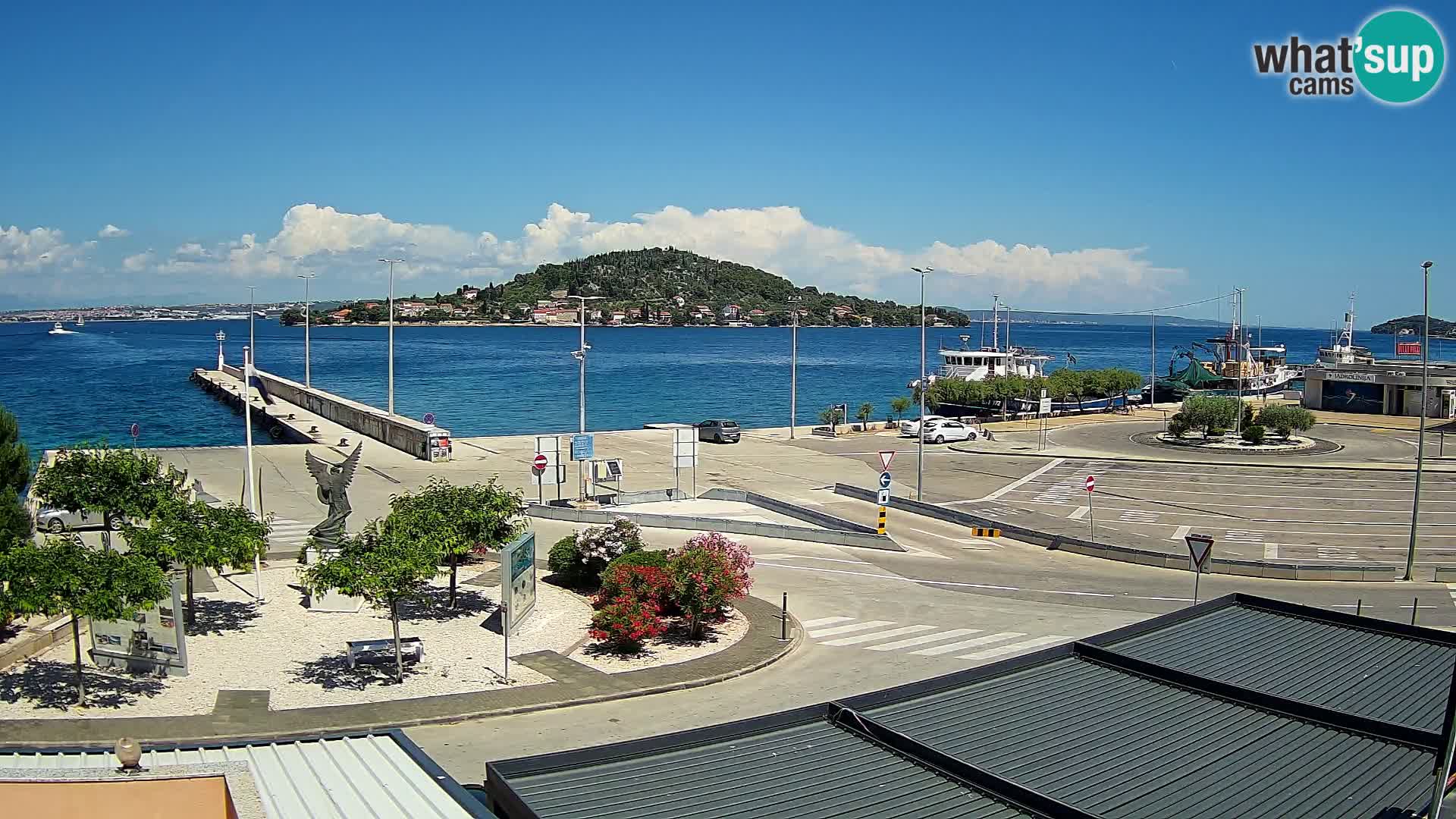 Spletna kamera Ugljan – trajekt Preko – Zadar