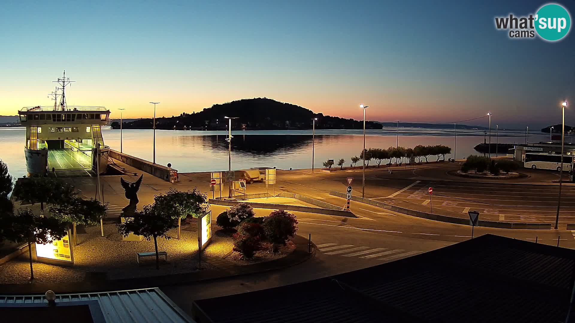 Spletna kamera Ugljan – trajekt Preko – Zadar