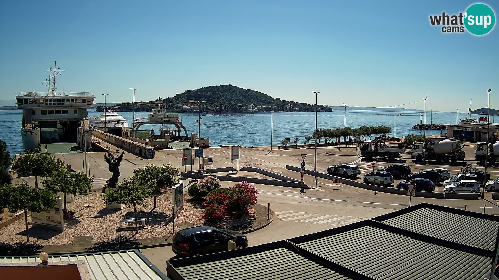 Webcam Ugljan – Preko Ferry to Zadar