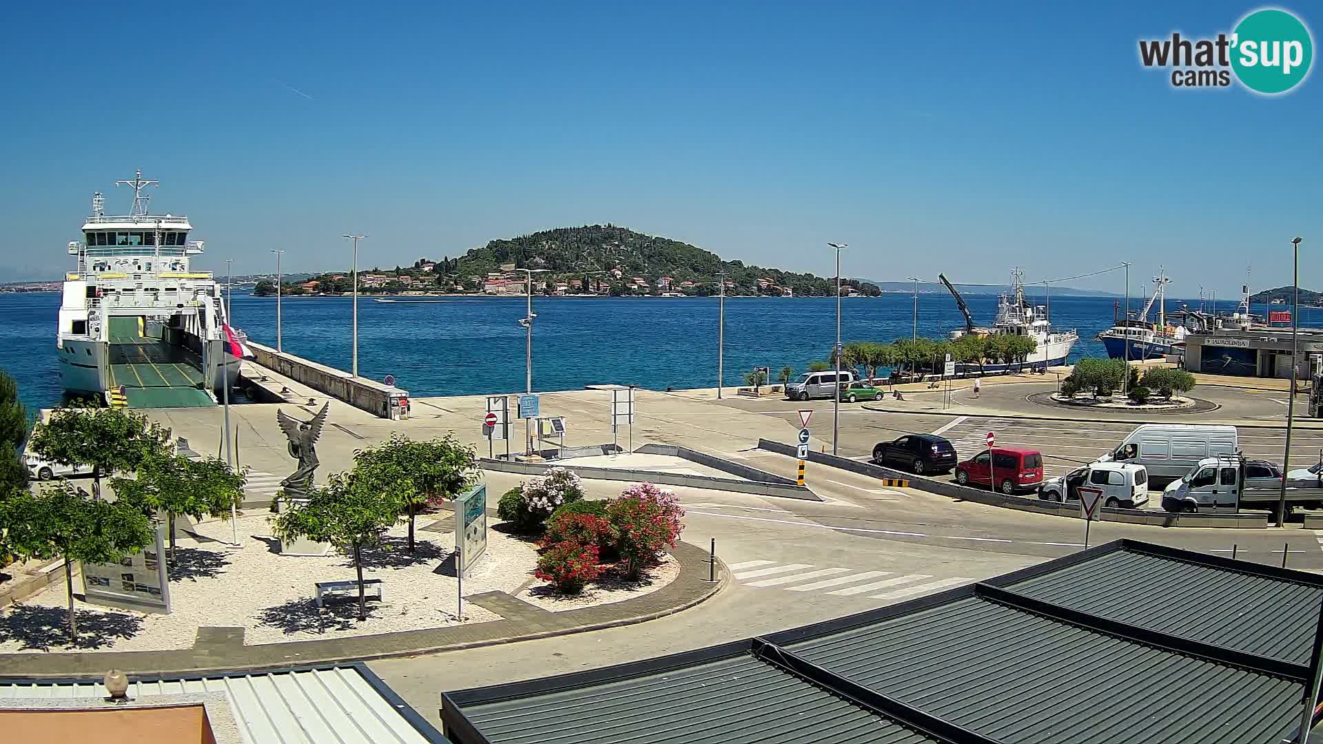 Webcam Ugljan – Preko Ferry to Zadar