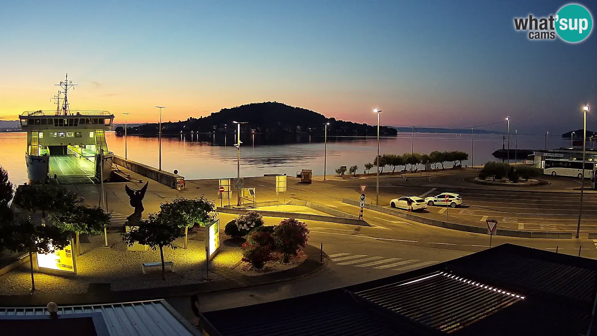 Spletna kamera Ugljan – trajekt Preko – Zadar