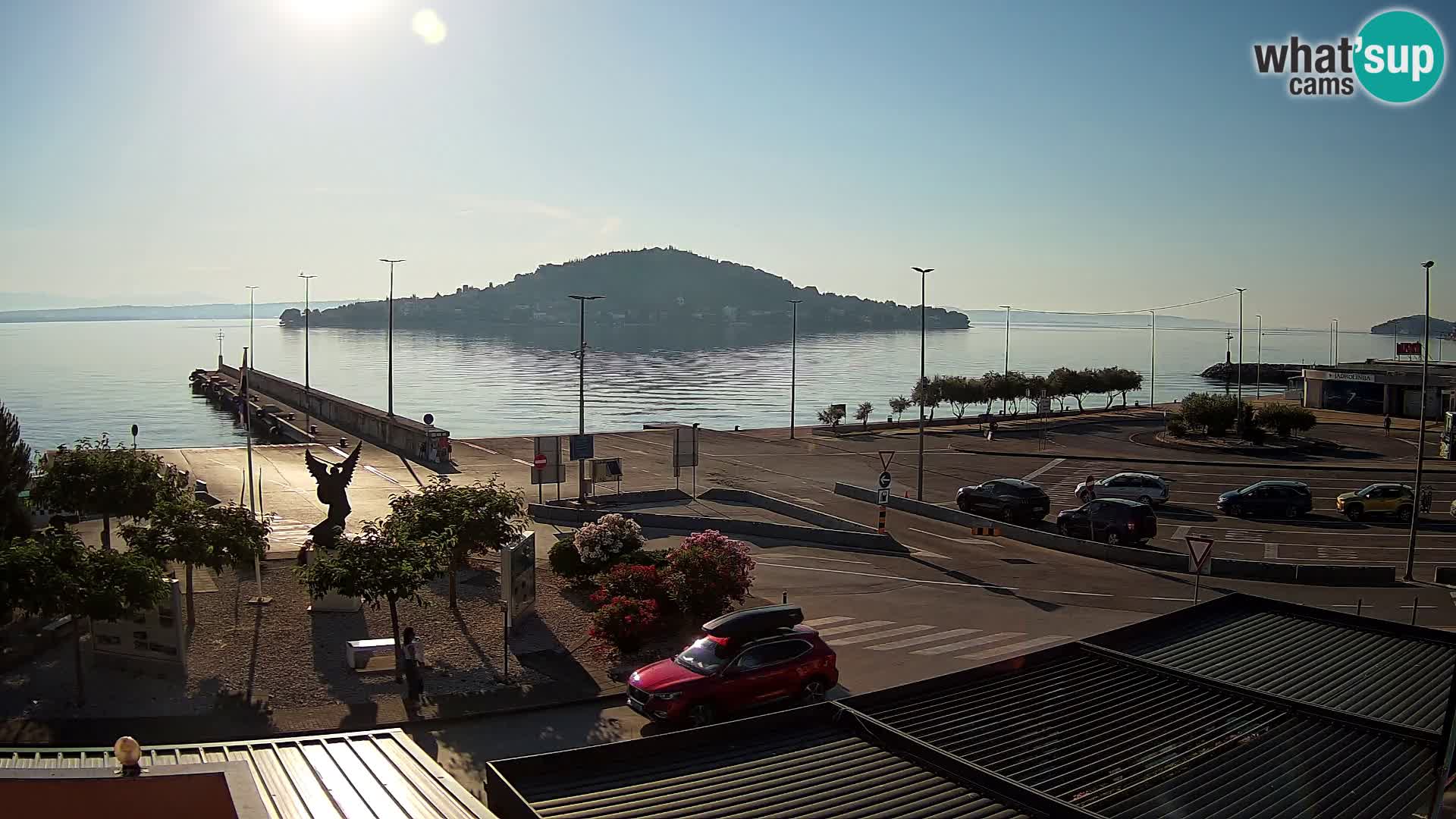 Spletna kamera Ugljan – trajekt Preko – Zadar