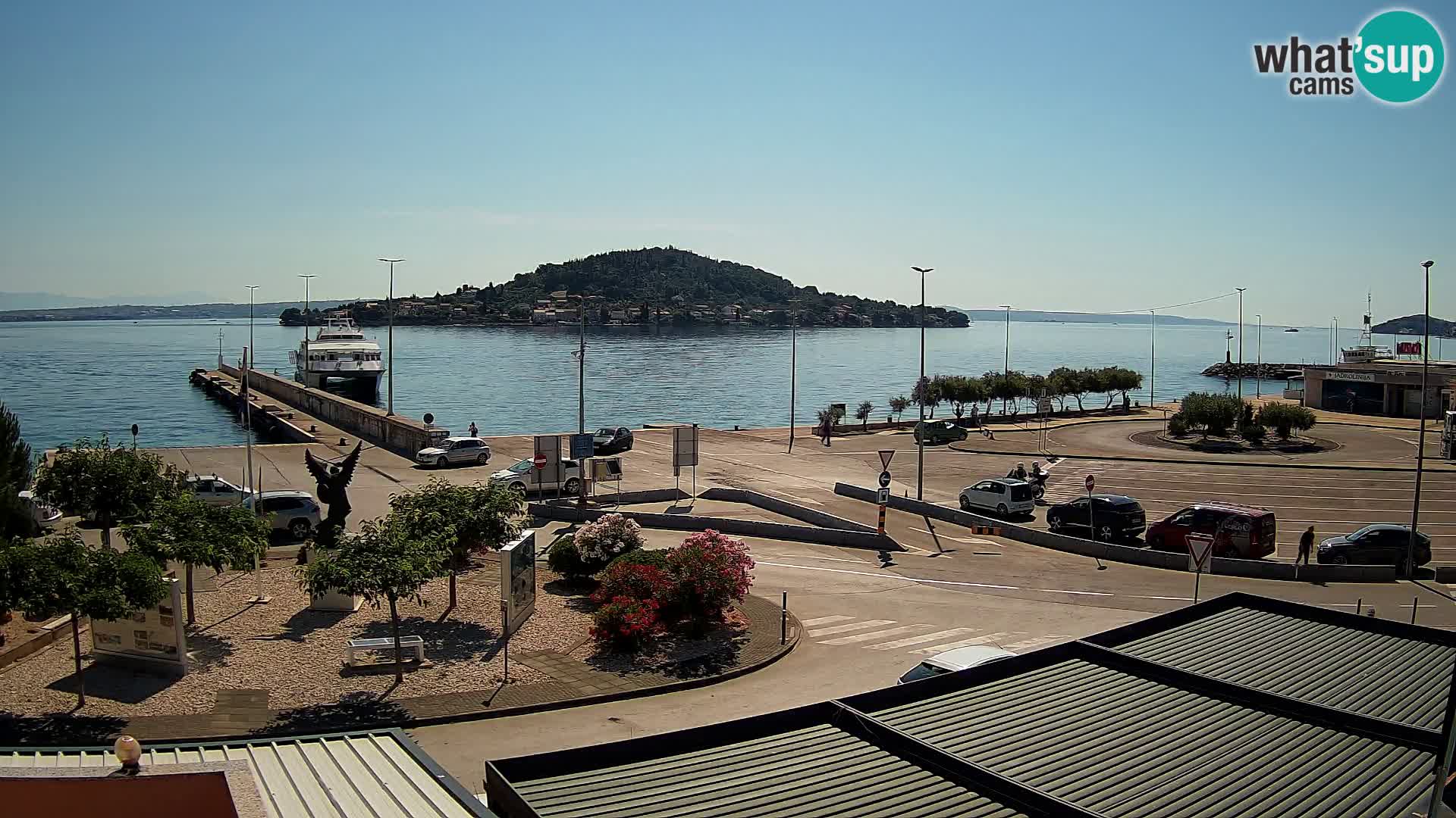 Webcam Ugliano – terminal traghetto da Preko a Zara