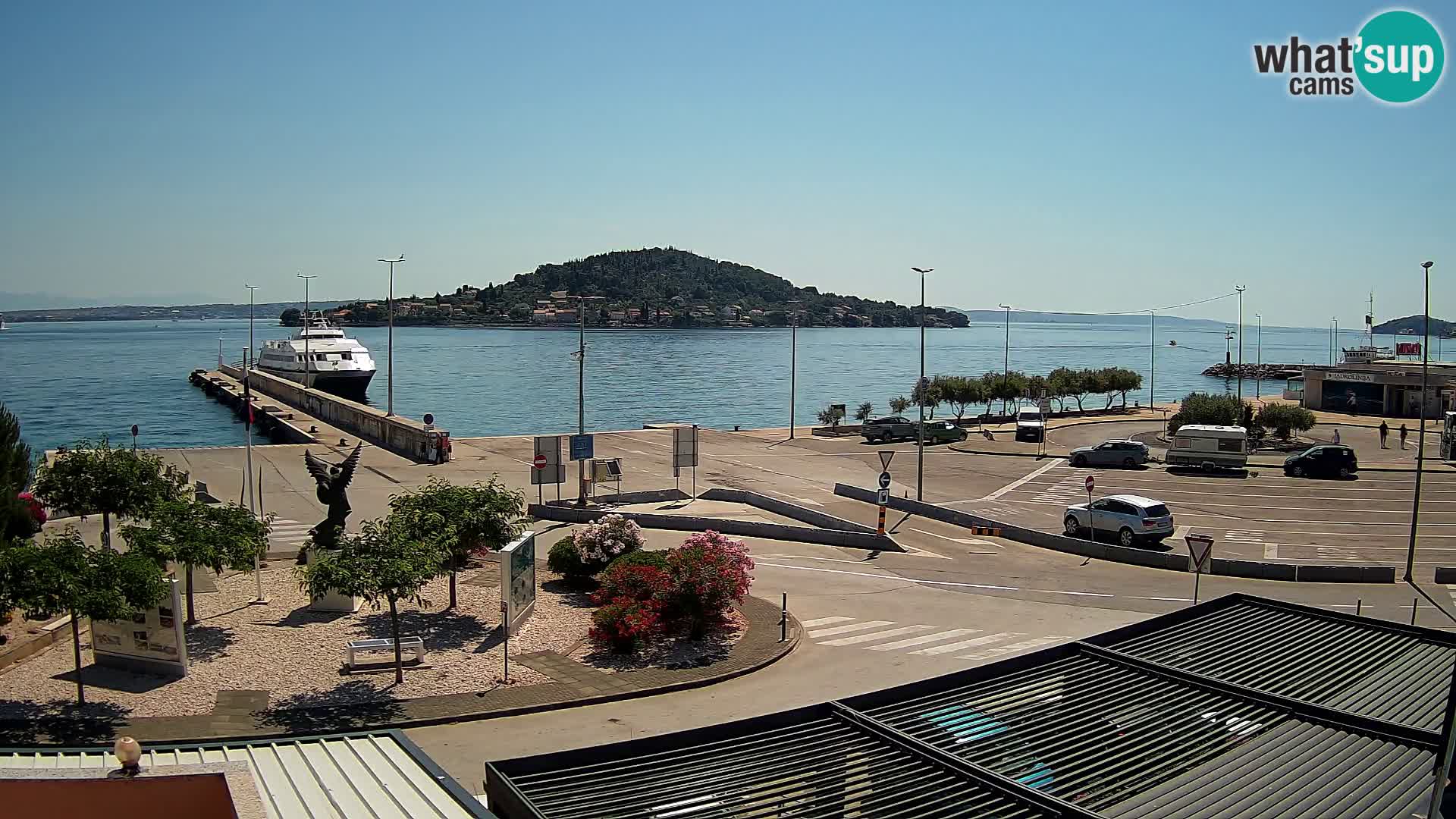Web kamera Ugljan – Preko trajekt za Zadar