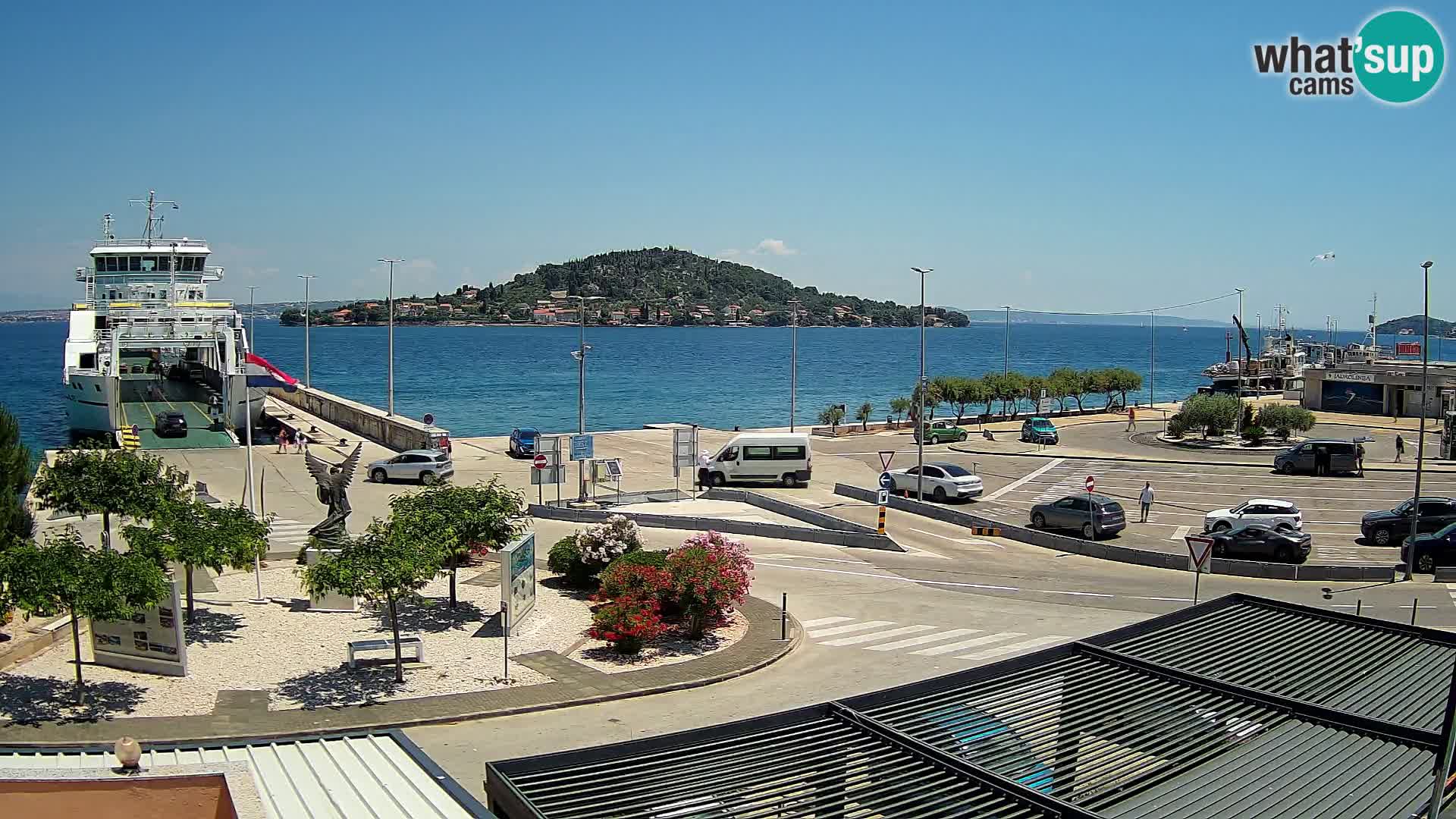 Webcam Ugljan – Preko Ferry to Zadar