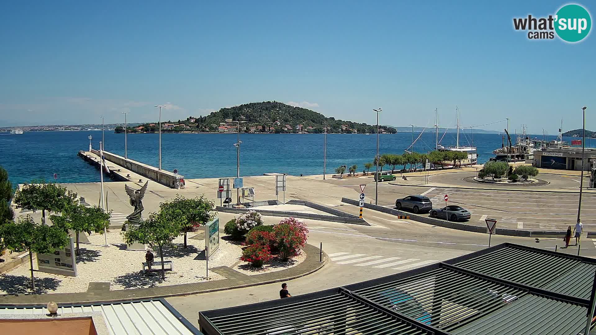 Web kamera Ugljan – Preko trajekt za Zadar