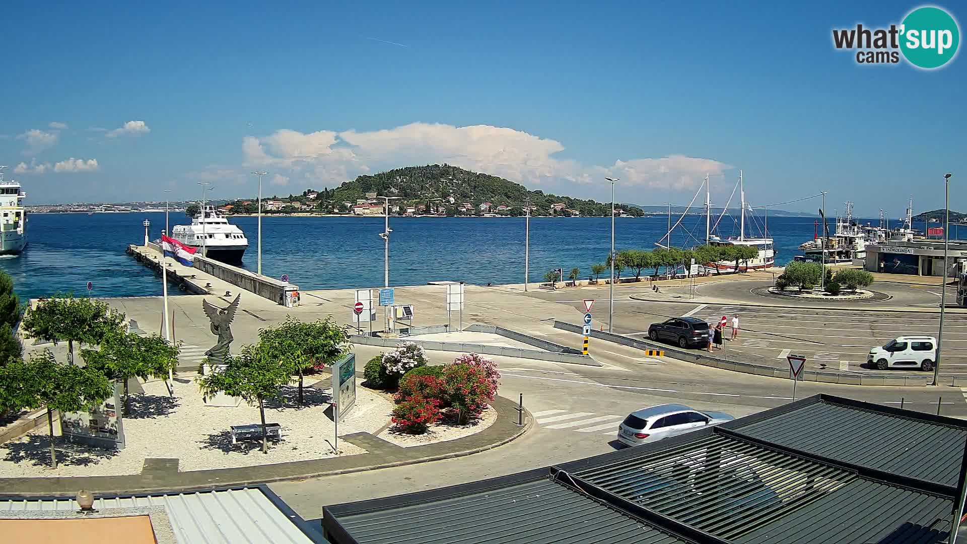 Webcam Ugljan – Preko Ferry to Zadar