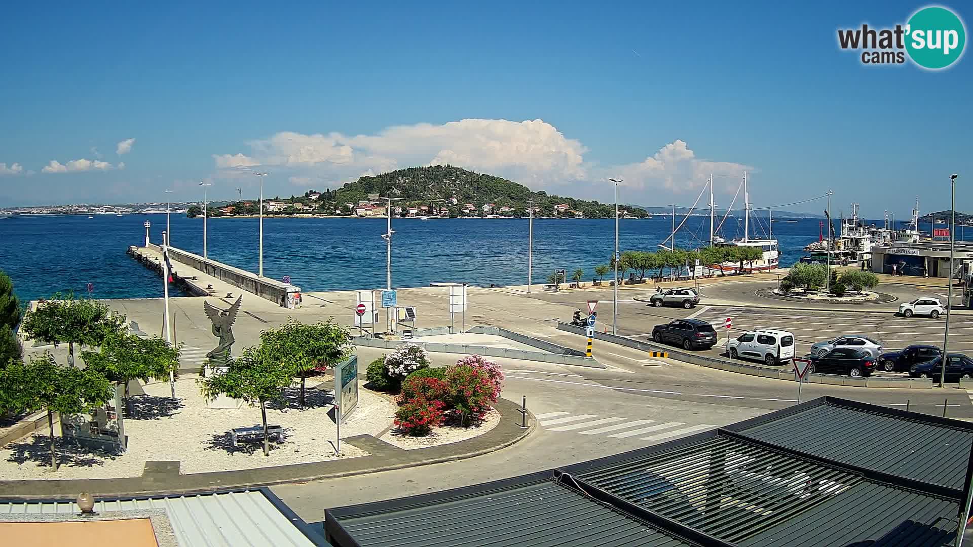 Web kamera Ugljan – Preko trajekt za Zadar
