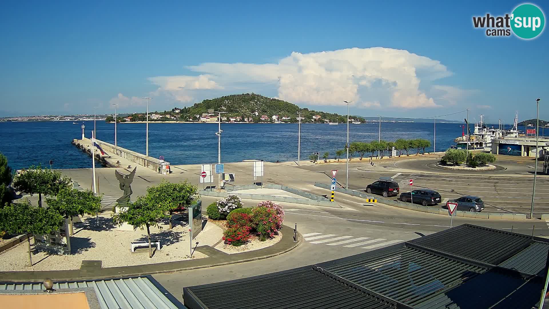 Webcam Ugljan – Preko Ferry to Zadar