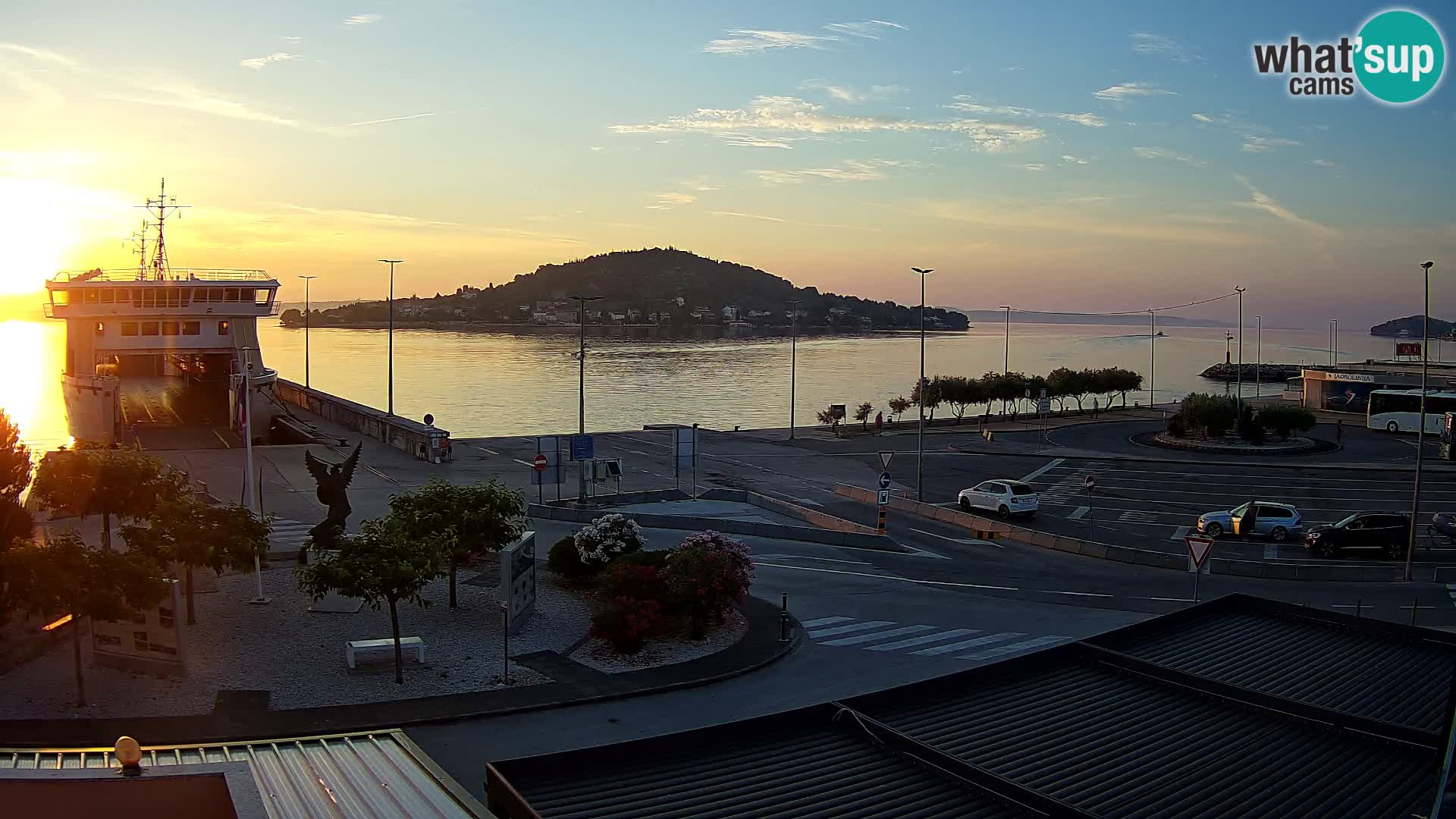 Webcam Ugljan – Preko Ferry to Zadar