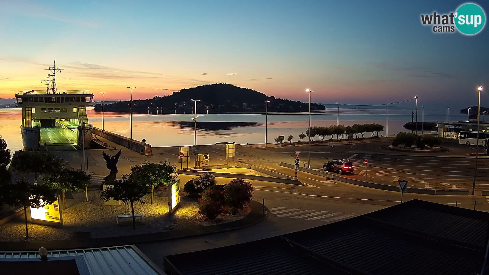 Spletna kamera Ugljan – trajekt Preko – Zadar