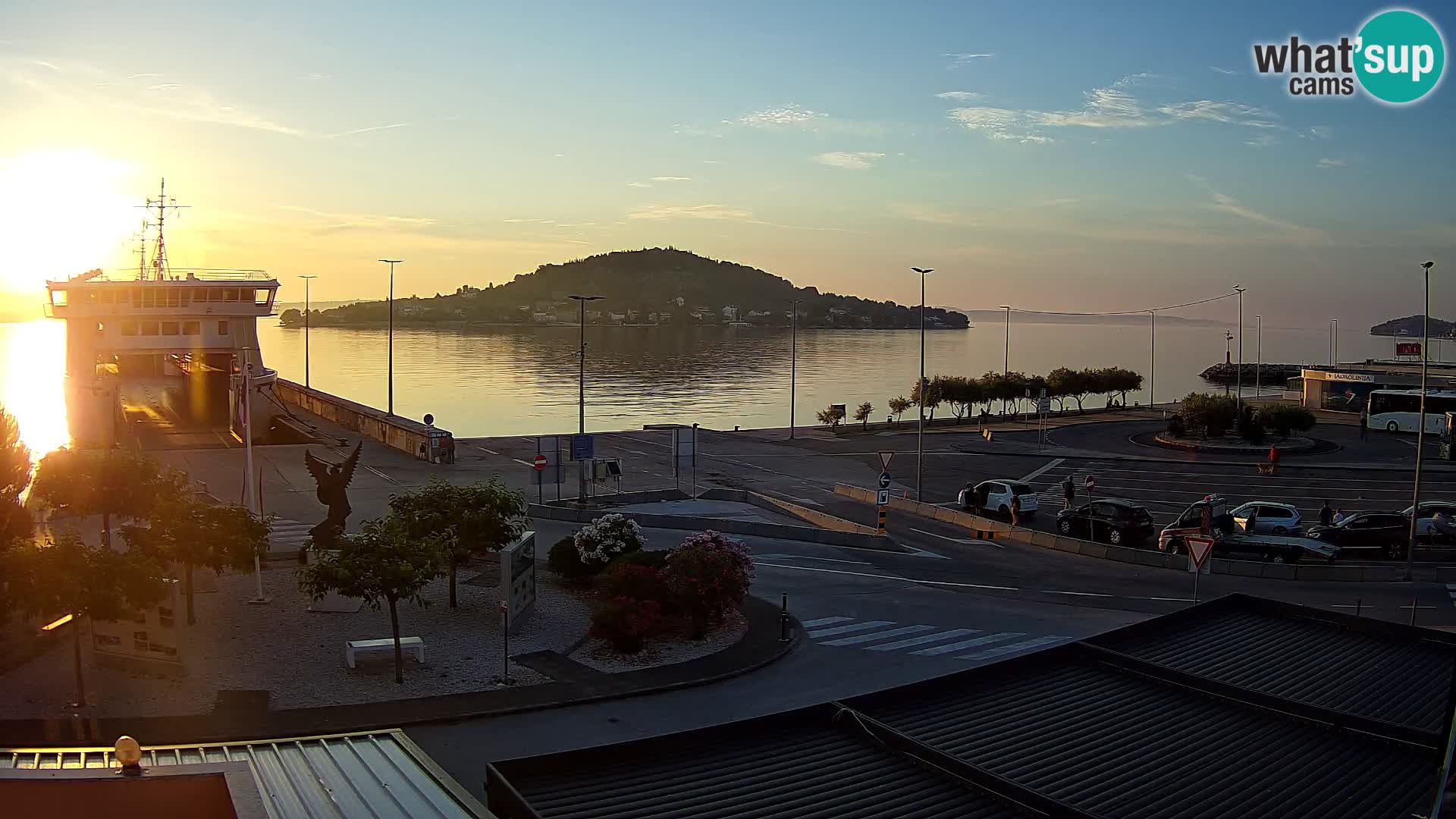 Spletna kamera Ugljan – trajekt Preko – Zadar
