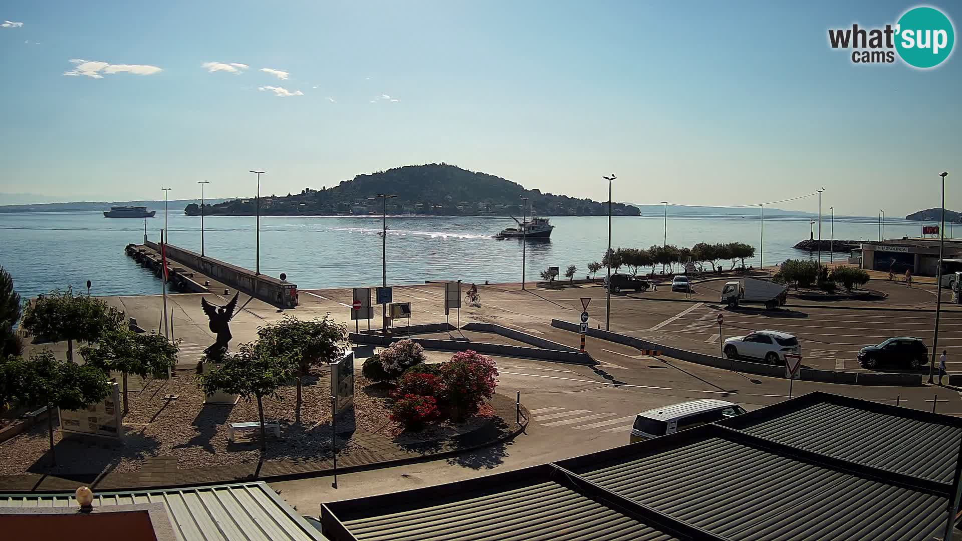 Webcam Ugliano – terminal traghetto da Preko a Zara