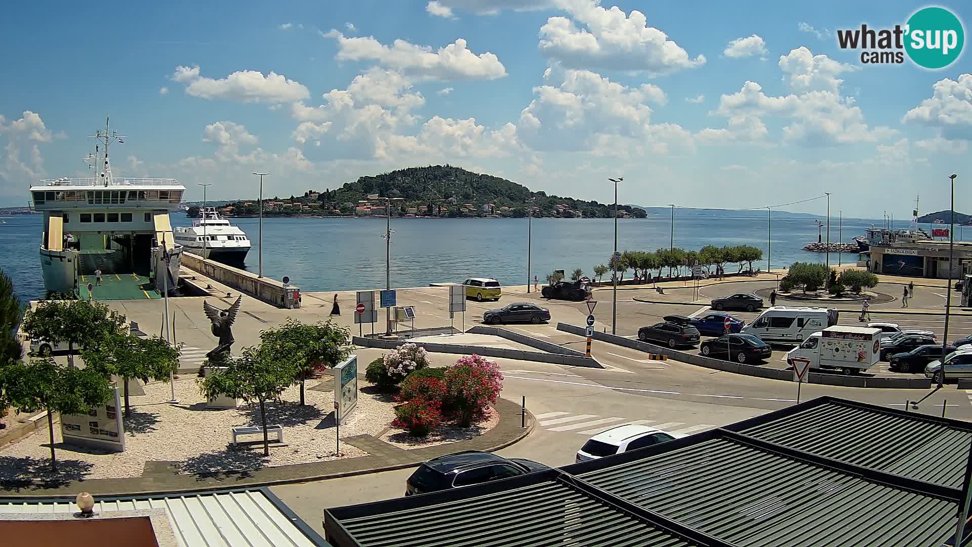 Webcam Ugljan – Preko Ferry to Zadar