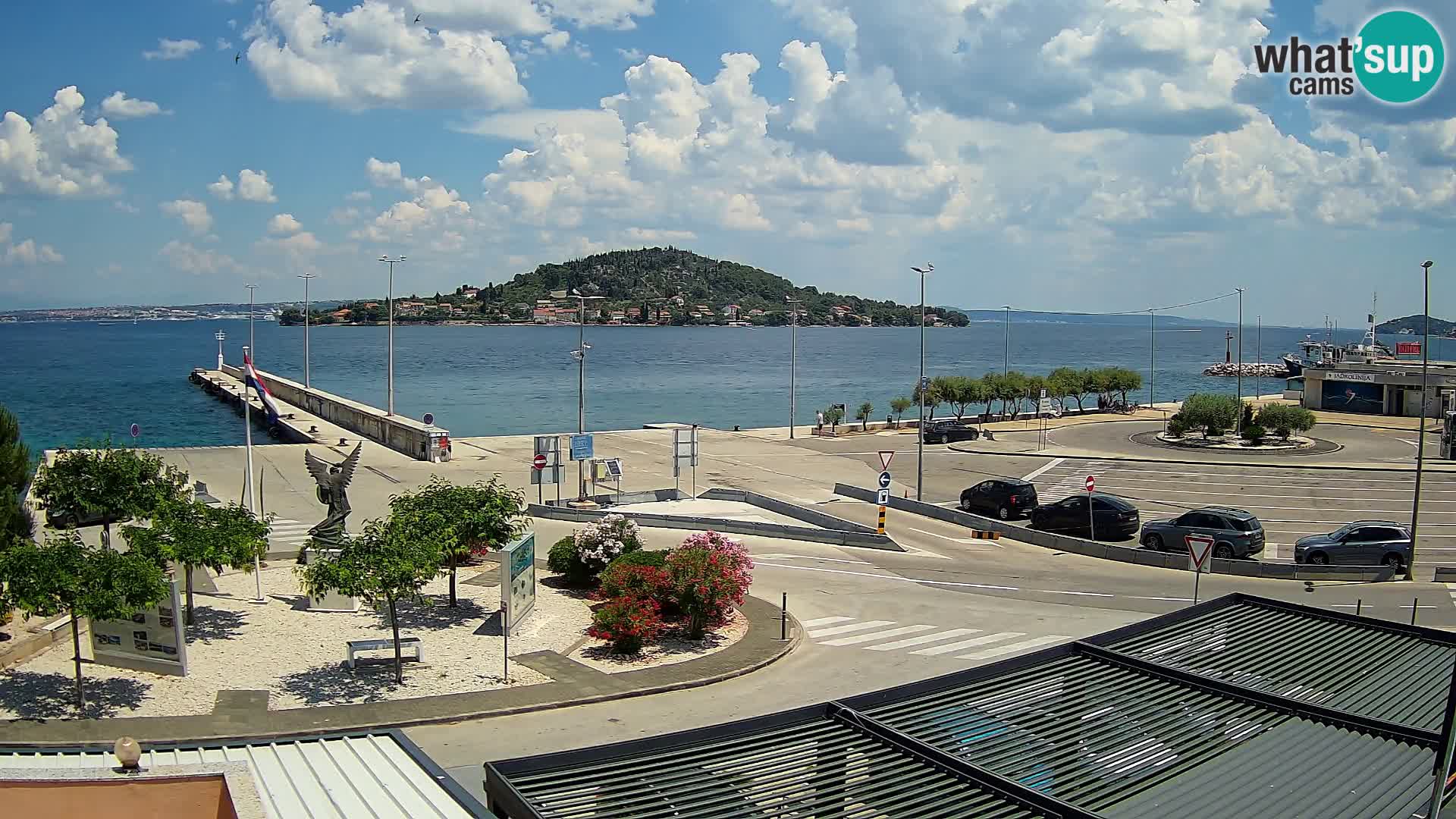 Webcam Ugljan – Preko Ferry to Zadar