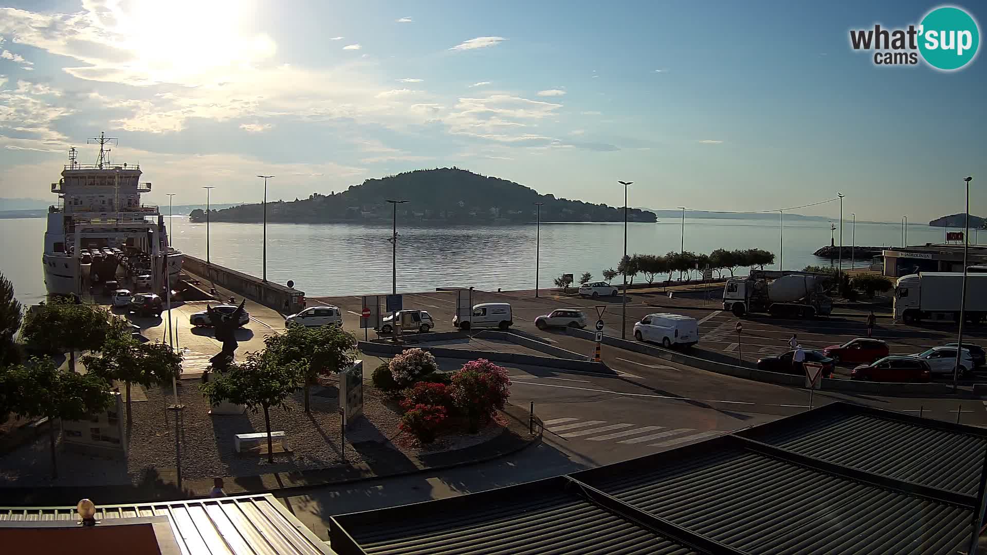 Spletna kamera Ugljan – trajekt Preko – Zadar