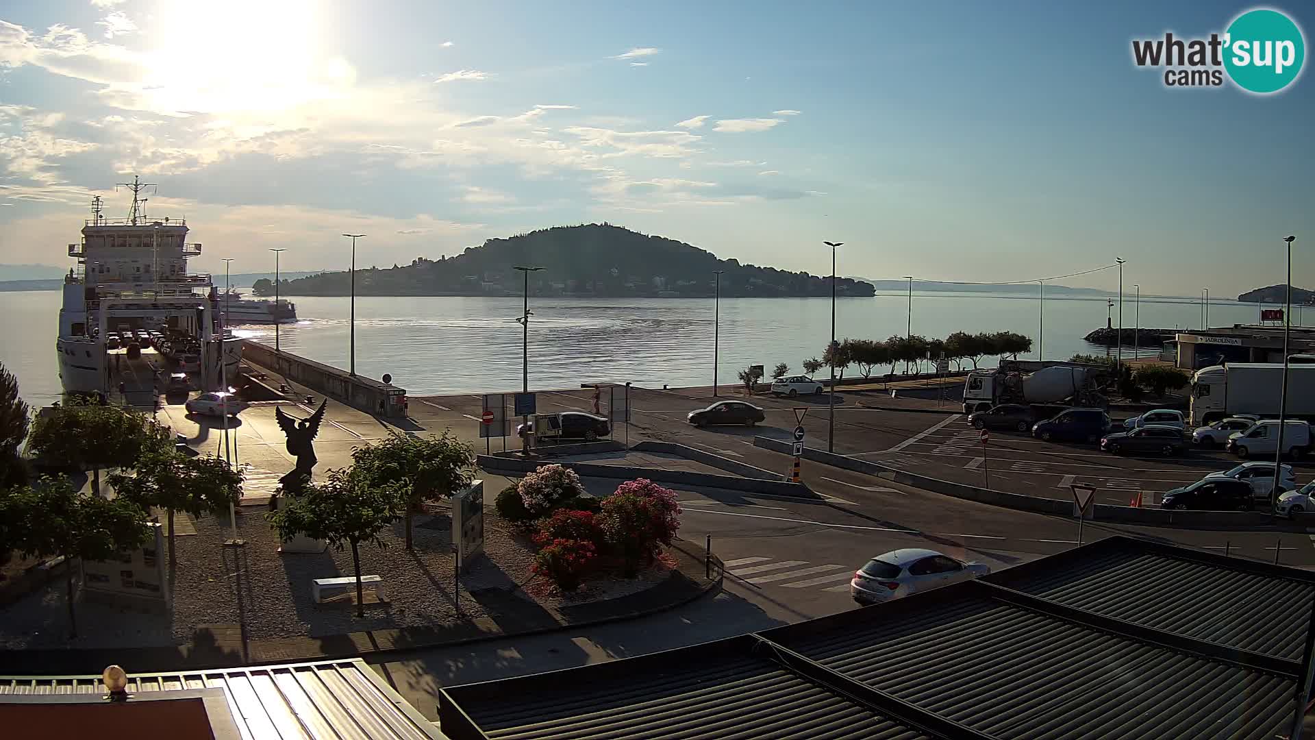 Spletna kamera Ugljan – trajekt Preko – Zadar