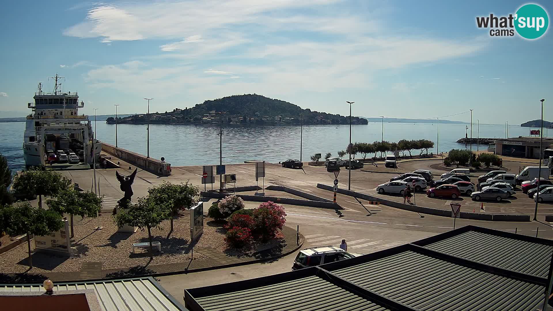 Webcam Ugliano – terminal traghetto da Preko a Zara