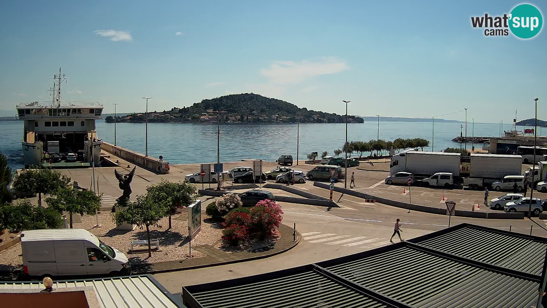 Webcam Ugliano – terminal traghetto da Preko a Zara