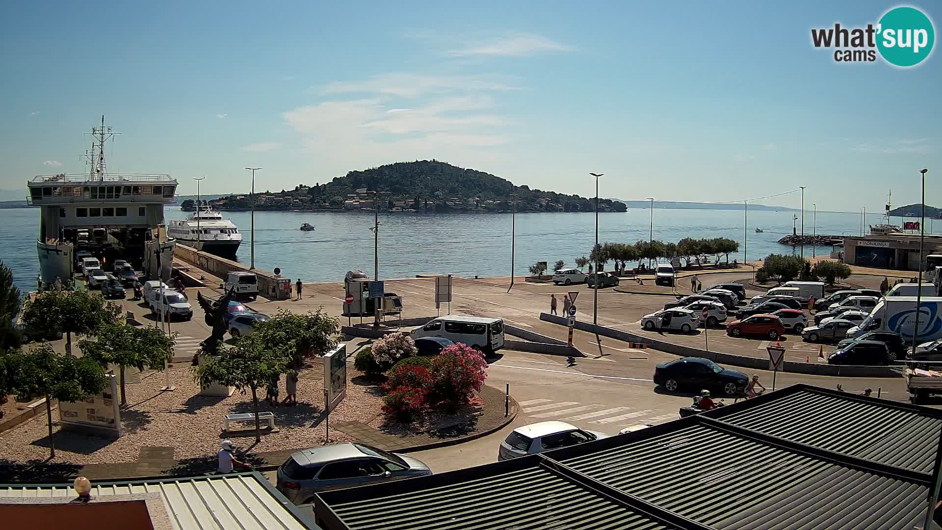 Webcam Ugliano – terminal traghetto da Preko a Zara