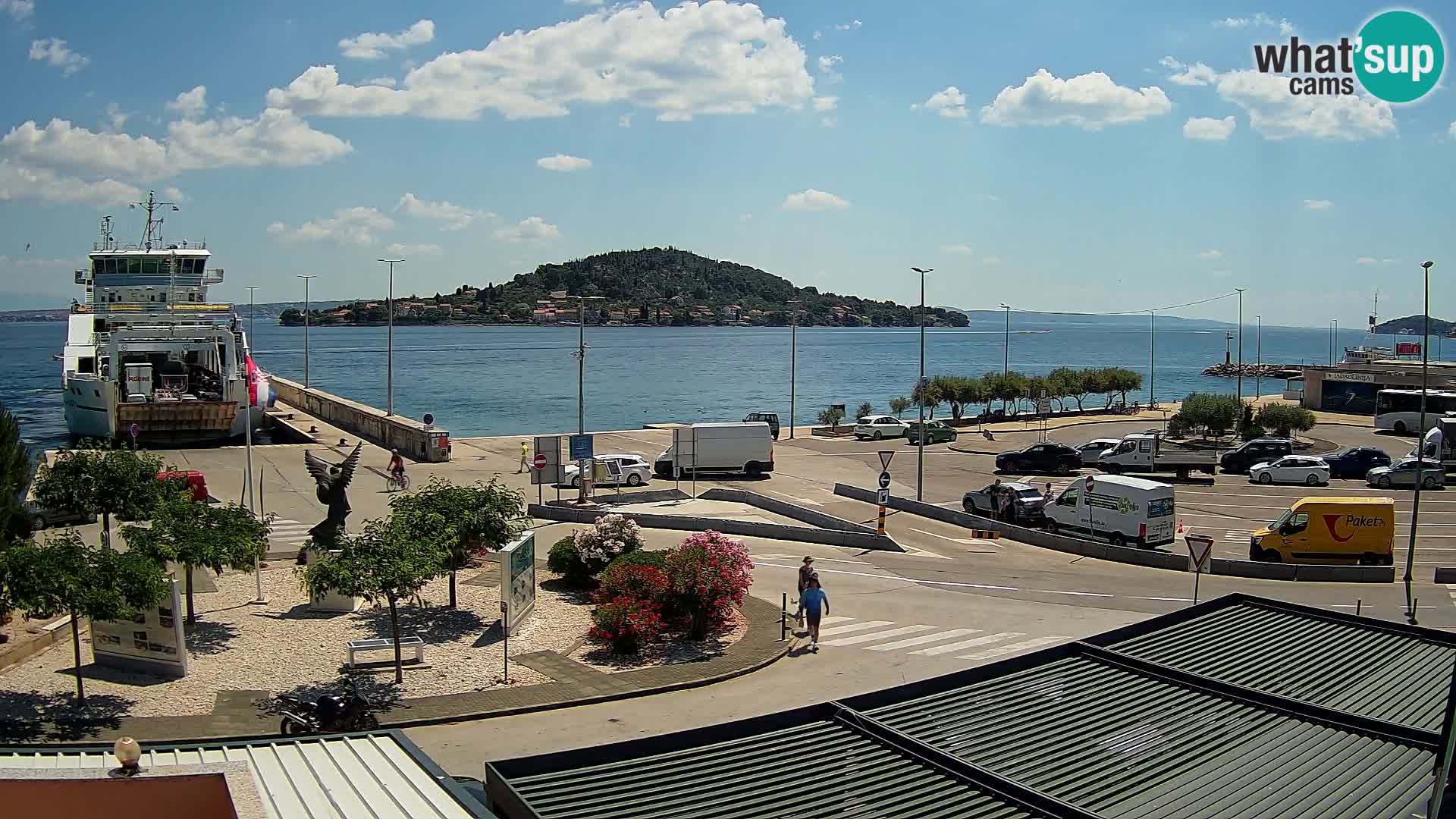 Webcam Ugliano – terminal traghetto da Preko a Zara