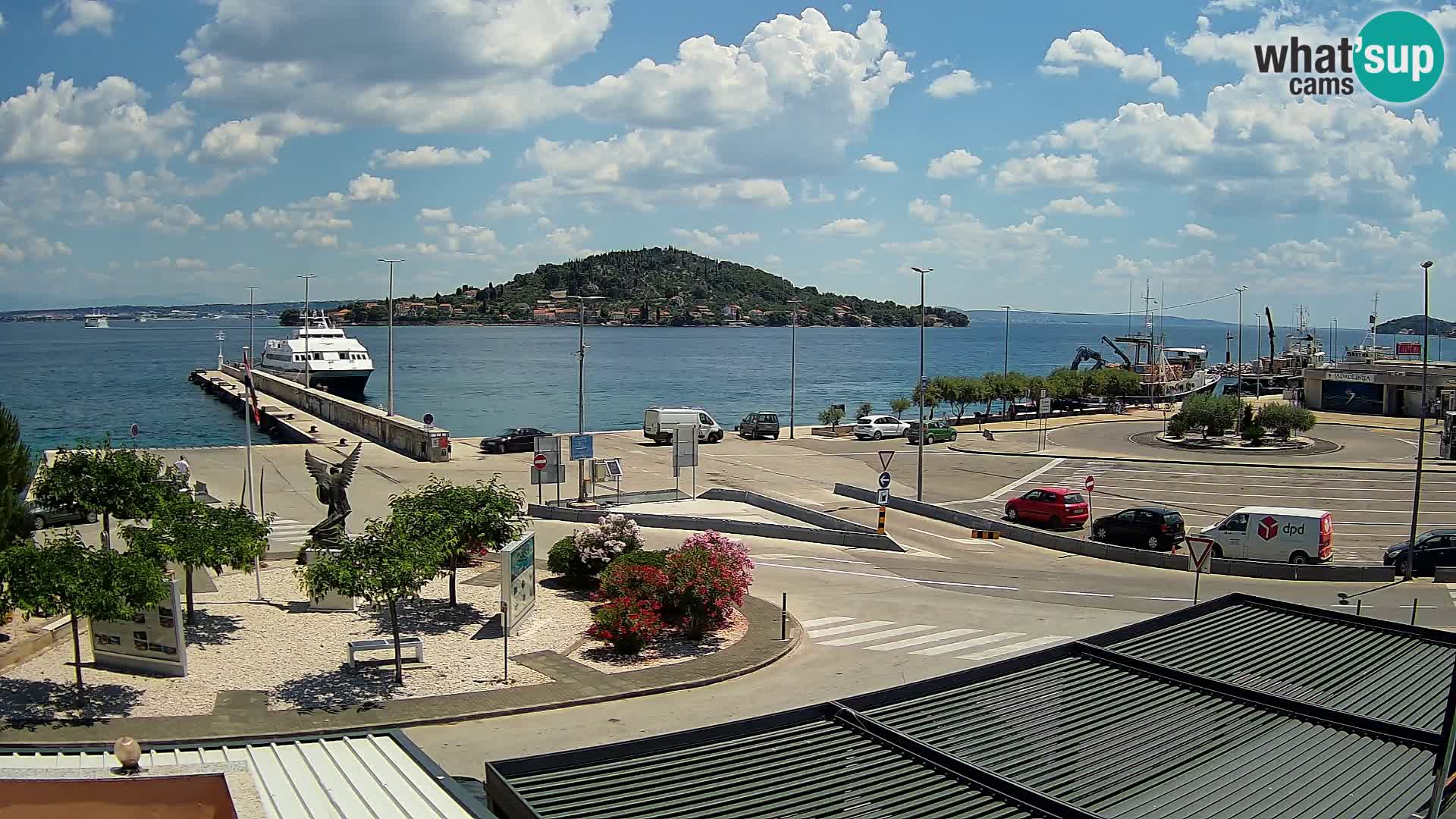 Webcam Ugliano – terminal traghetto da Preko a Zara