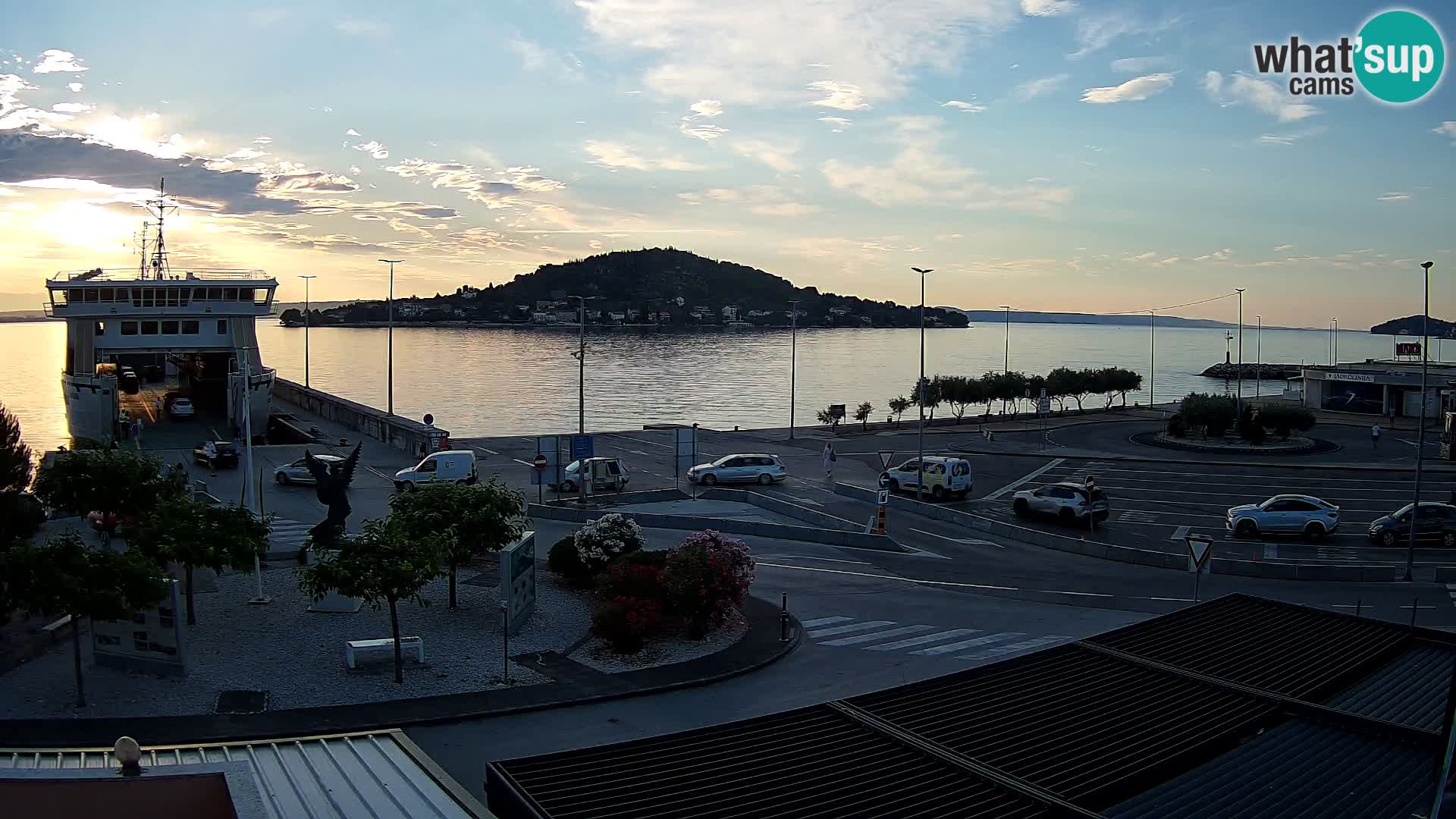 Webcam Ugliano – terminal traghetto da Preko a Zara
