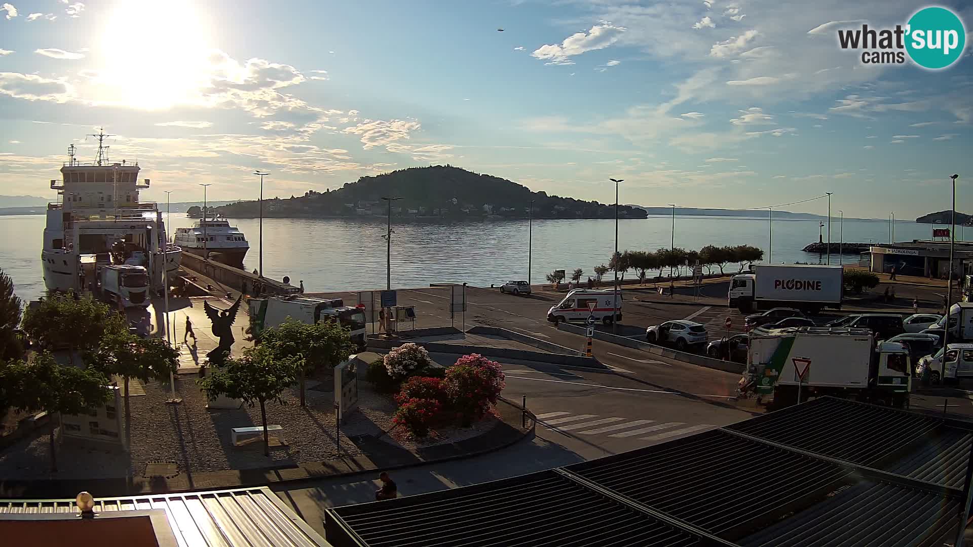 Webcam Ugliano – terminal traghetto da Preko a Zara