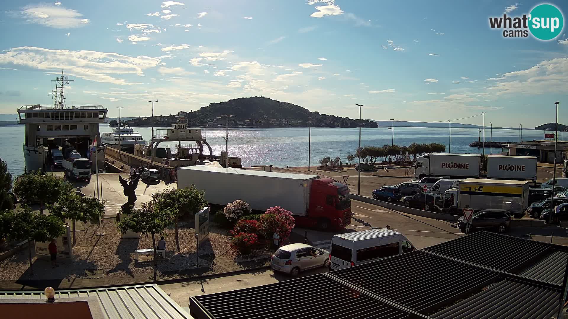 Webcam Ugliano – terminal traghetto da Preko a Zara
