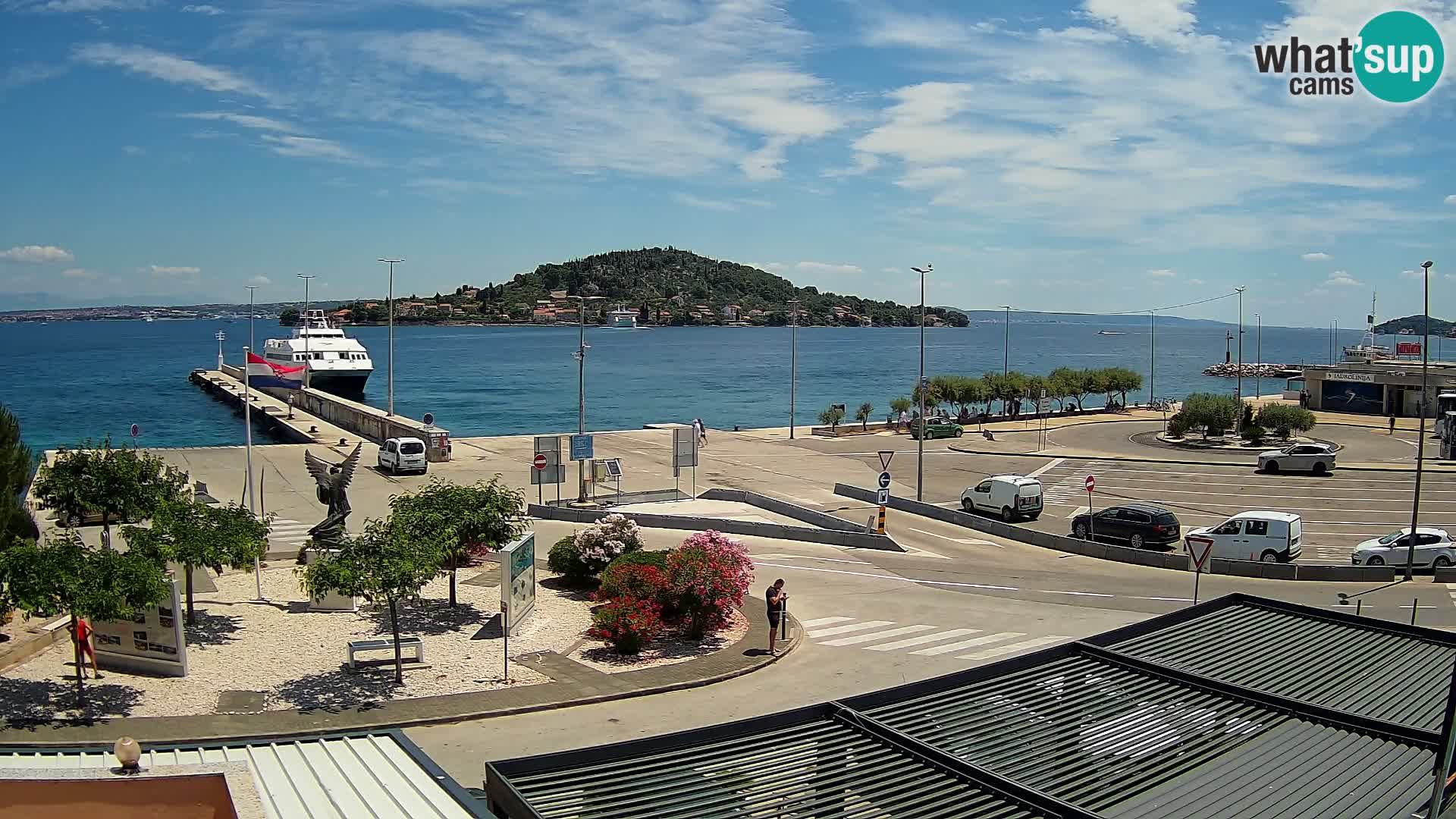 Webcam Ugljan – Preko Ferry to Zadar