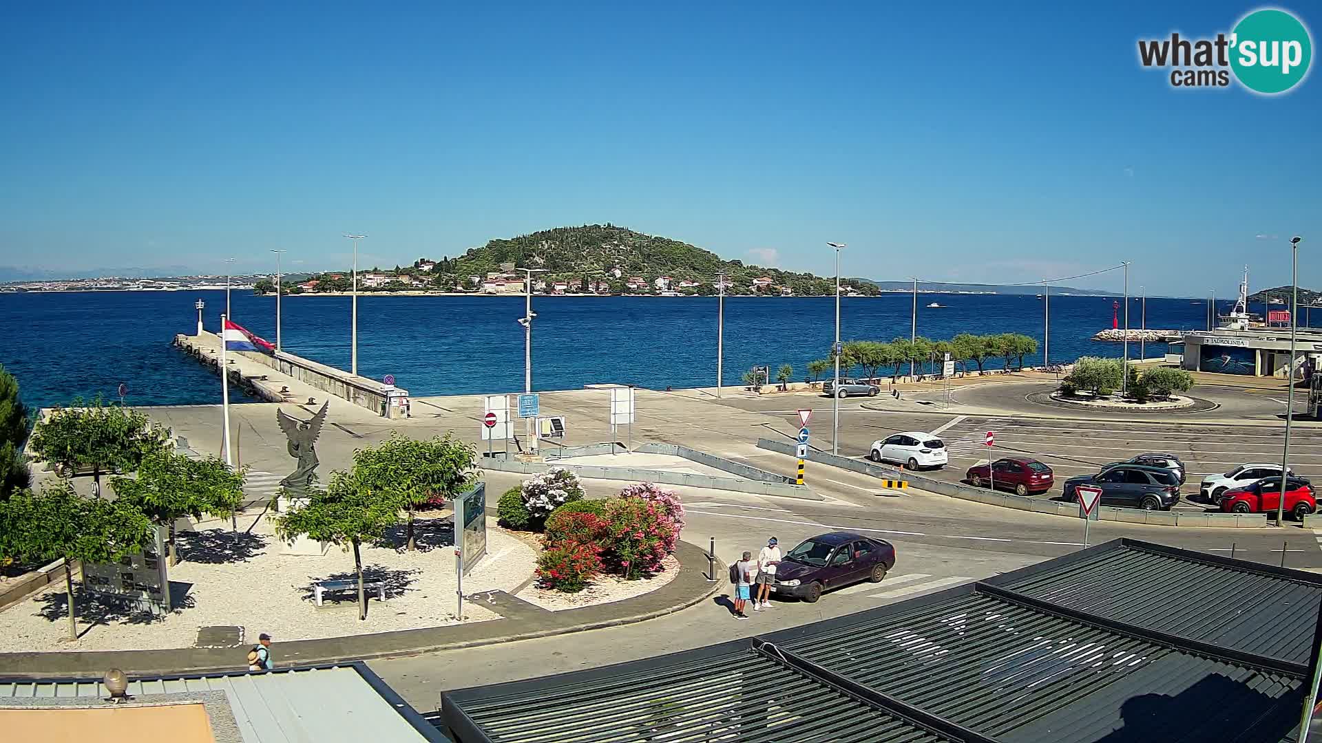 Spletna kamera Ugljan – trajekt Preko – Zadar