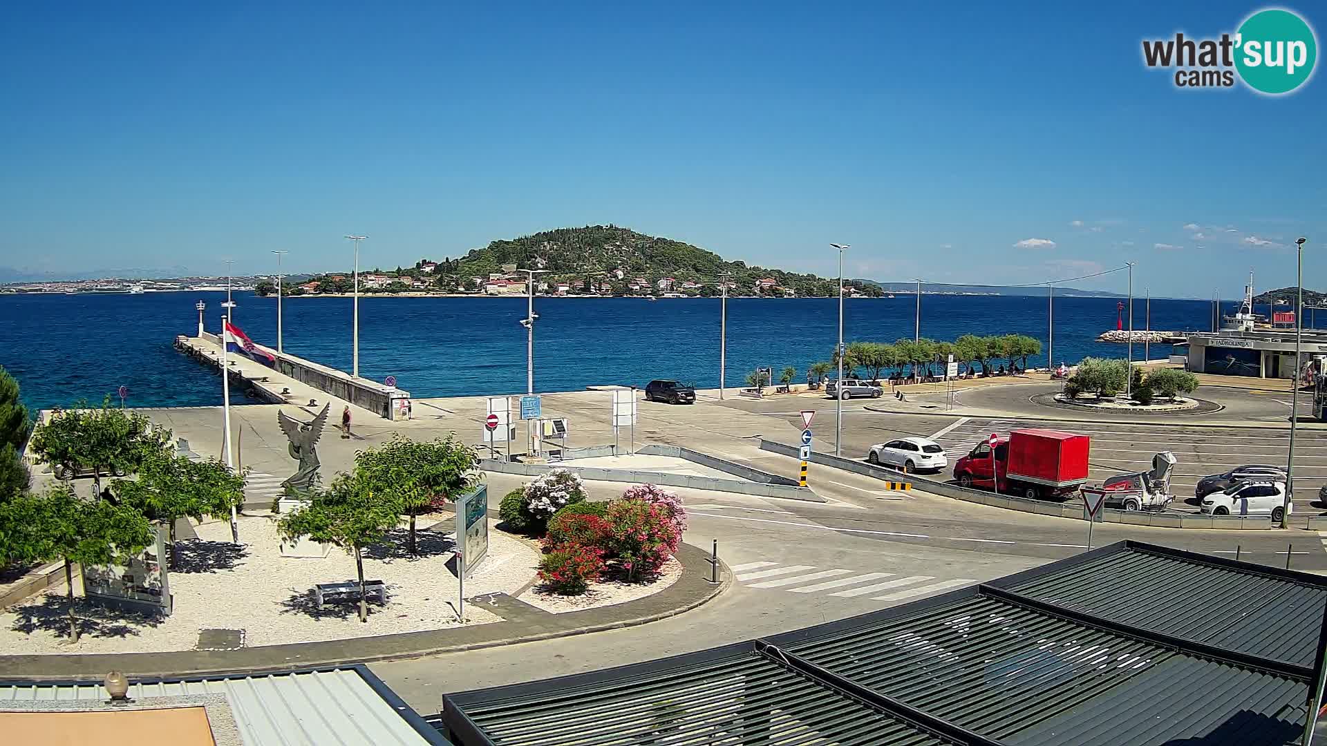 Web kamera Ugljan – Preko trajekt za Zadar