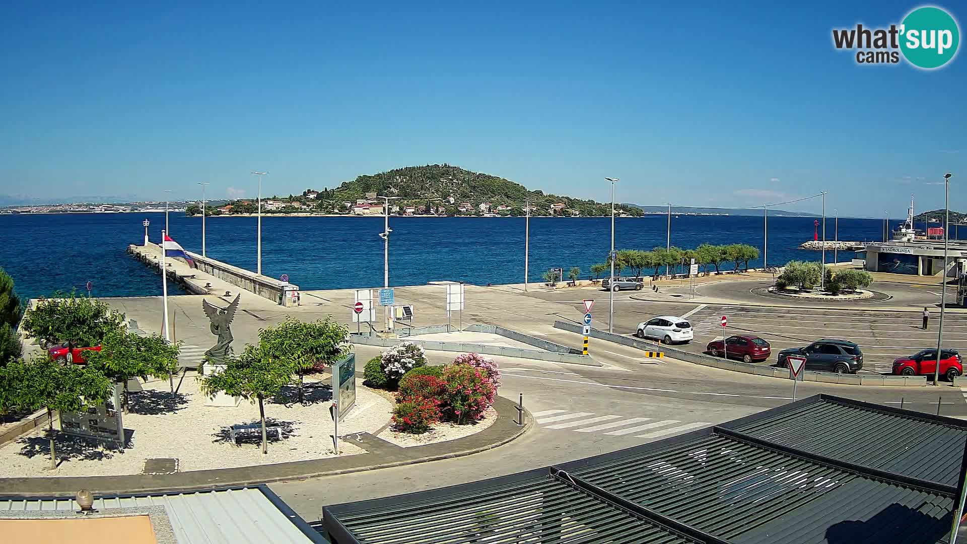 Spletna kamera Ugljan – trajekt Preko – Zadar