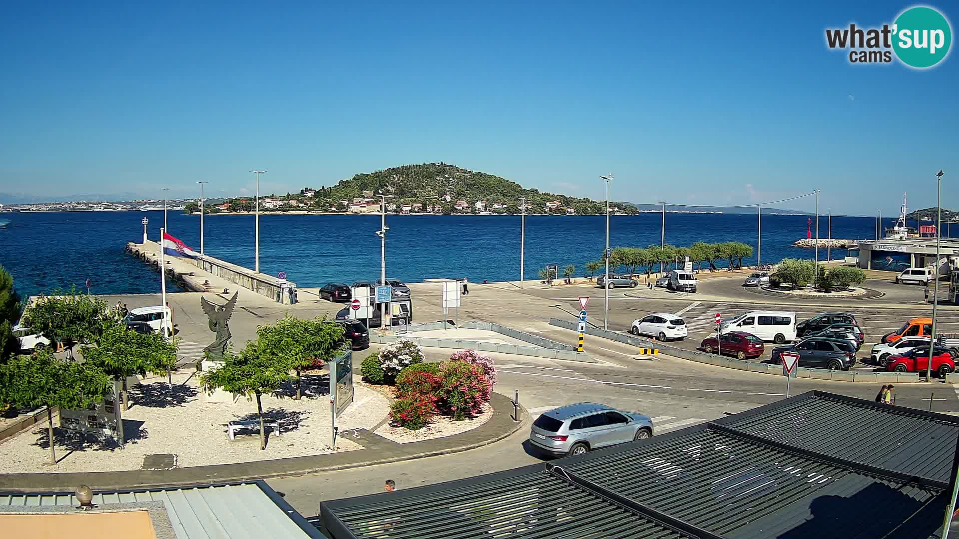 Webcam Ugliano – terminal traghetto da Preko a Zara