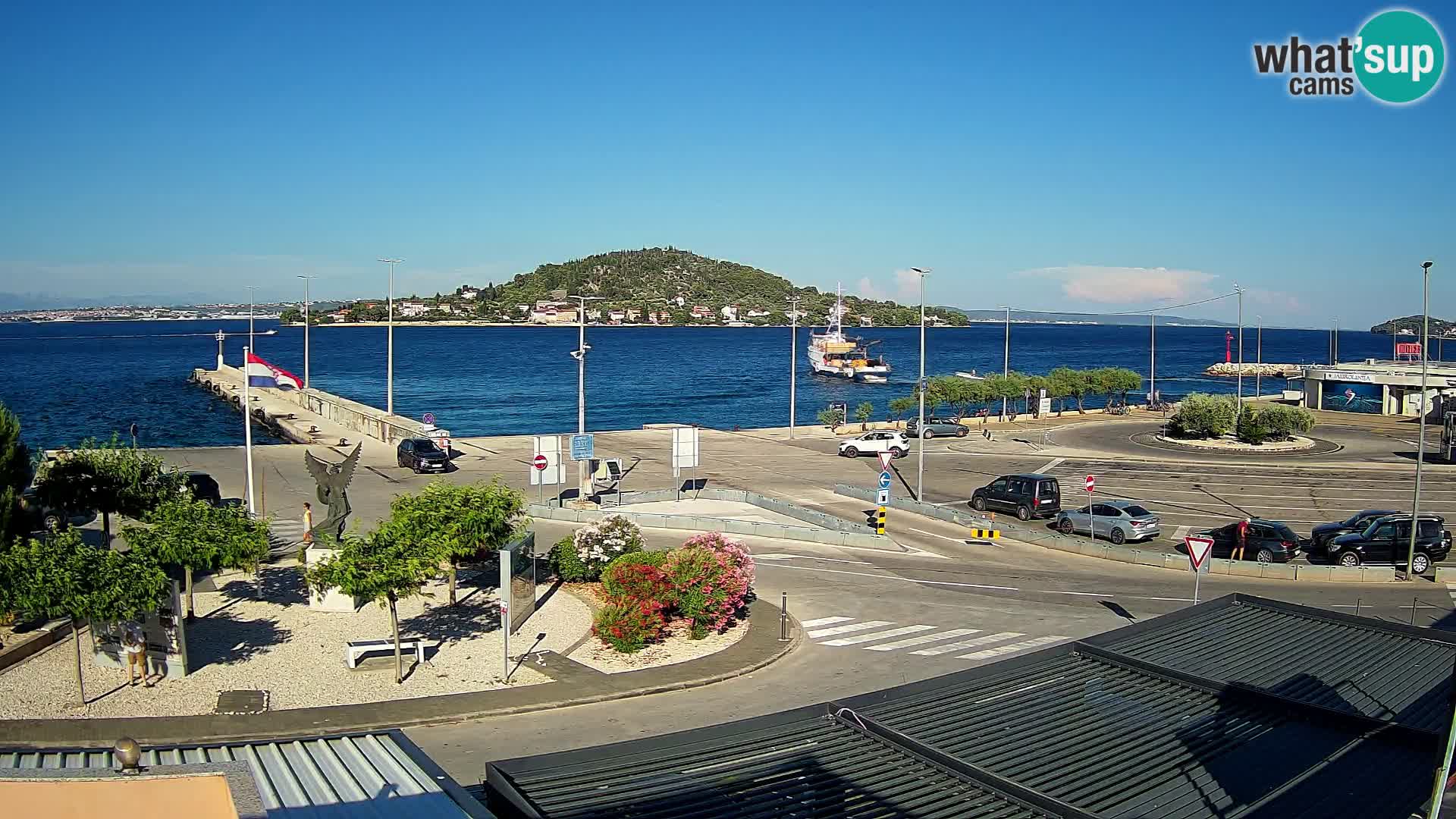 Spletna kamera Ugljan – trajekt Preko – Zadar