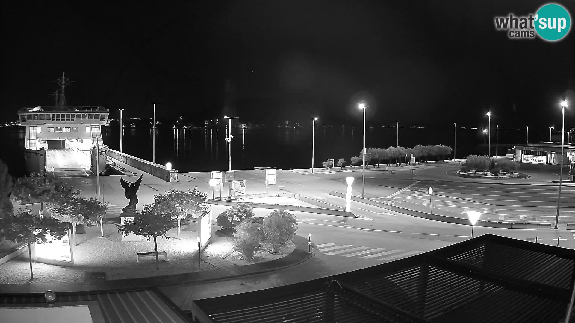 Webcam Ugliano – terminal traghetto da Preko a Zara