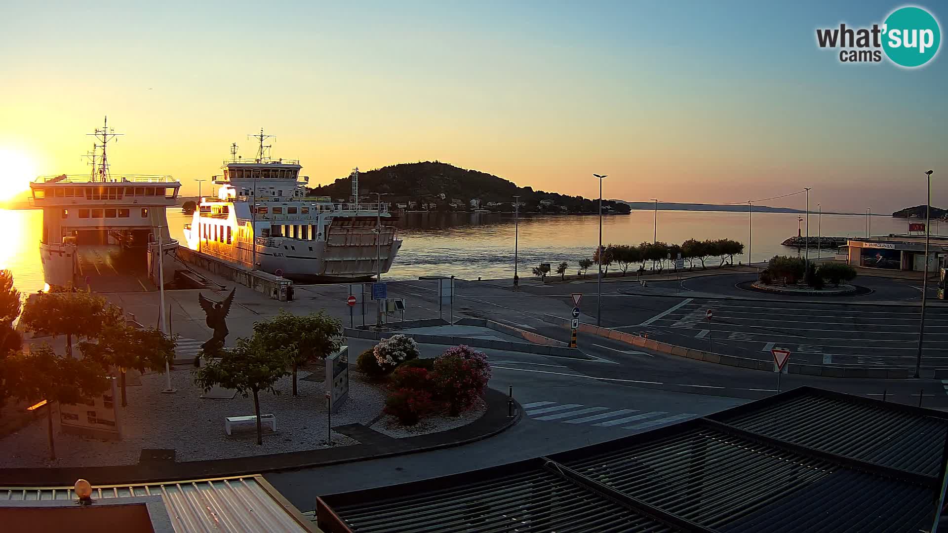 Webcam Ugliano – terminal traghetto da Preko a Zara