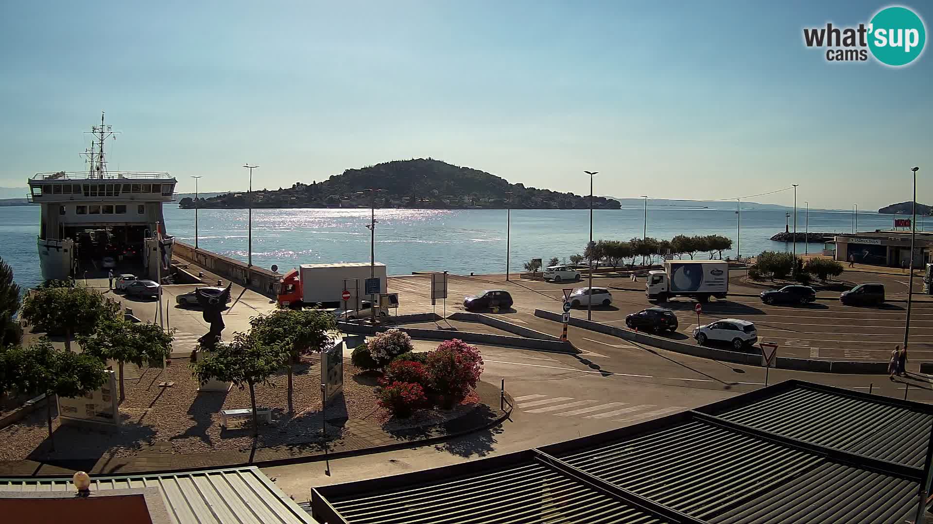 Spletna kamera Ugljan – trajekt Preko – Zadar