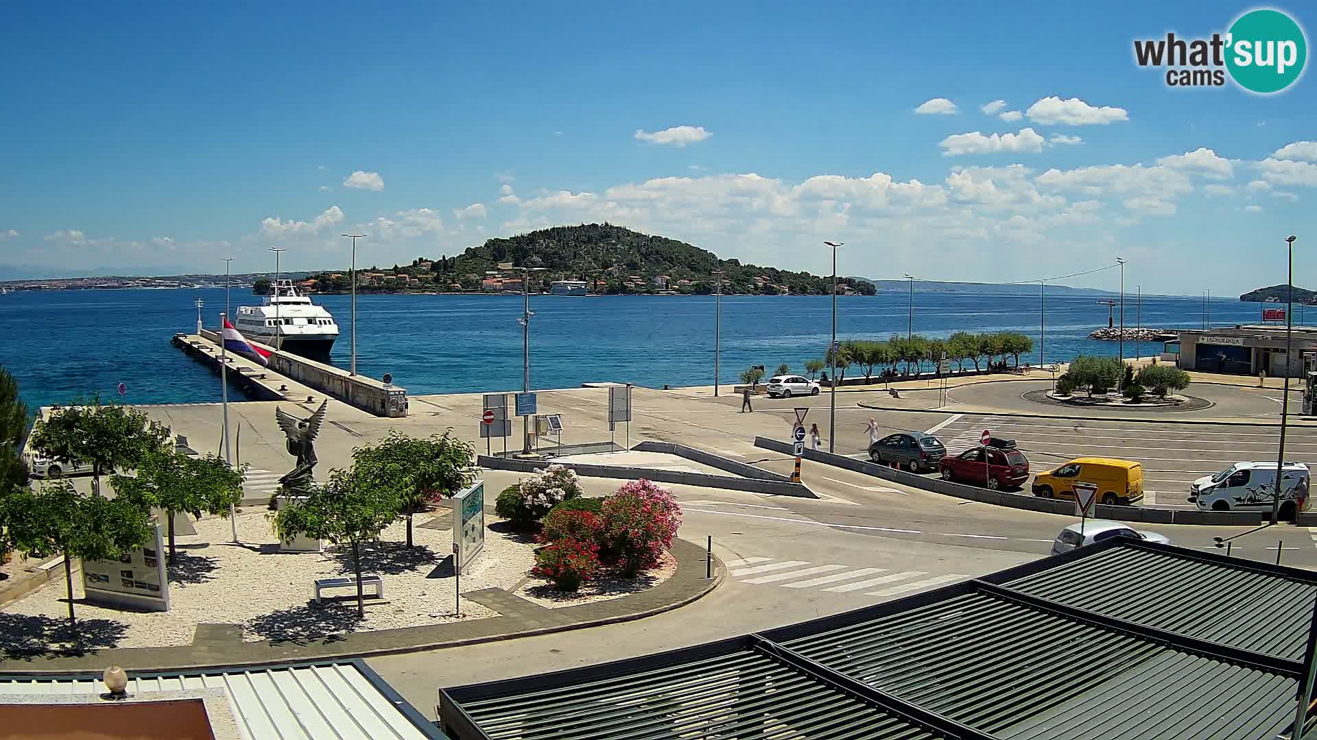 Web kamera Ugljan – Preko trajekt za Zadar