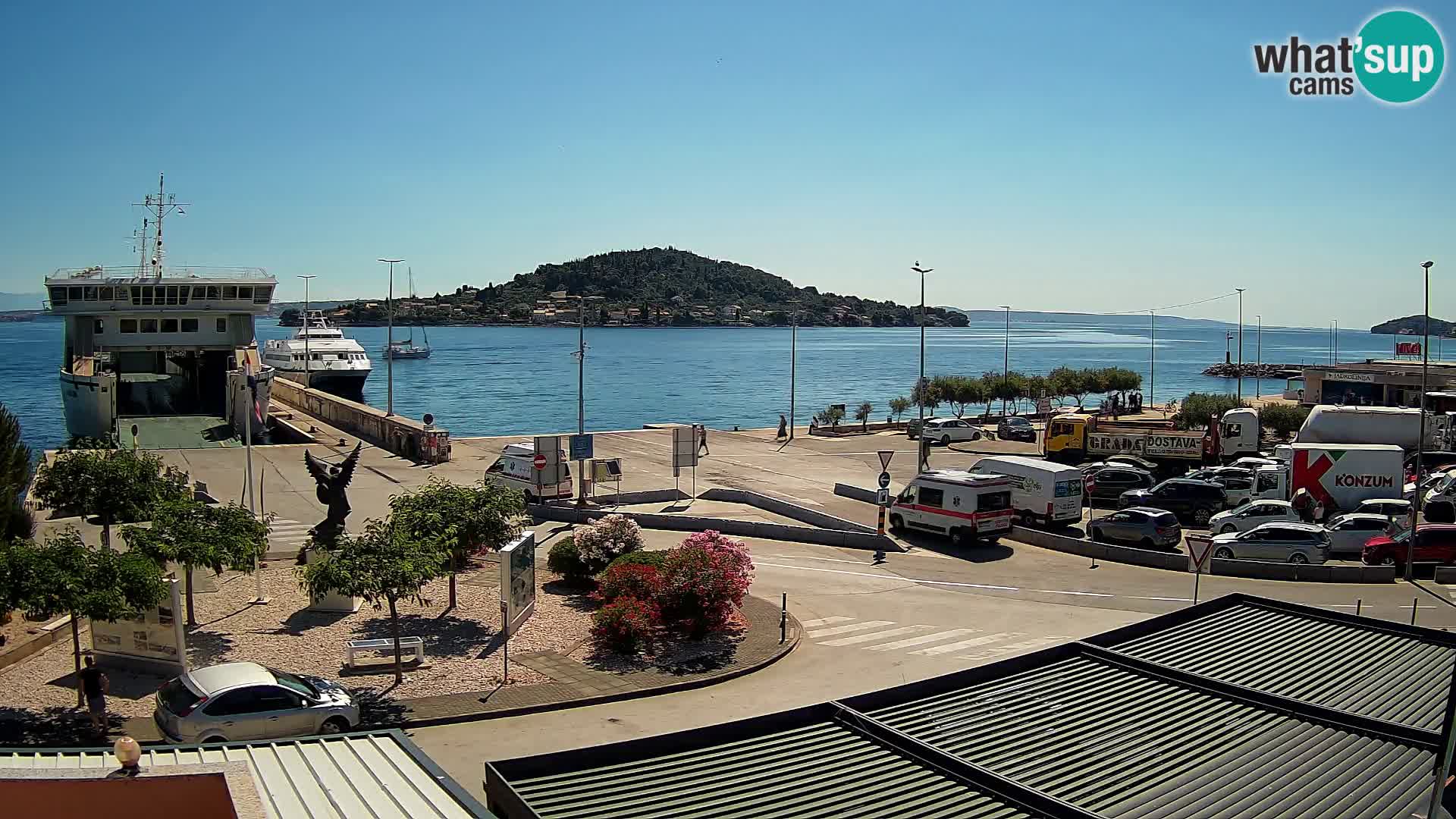 Cámara web UGLJAN – Transportar de Preko a Zadar