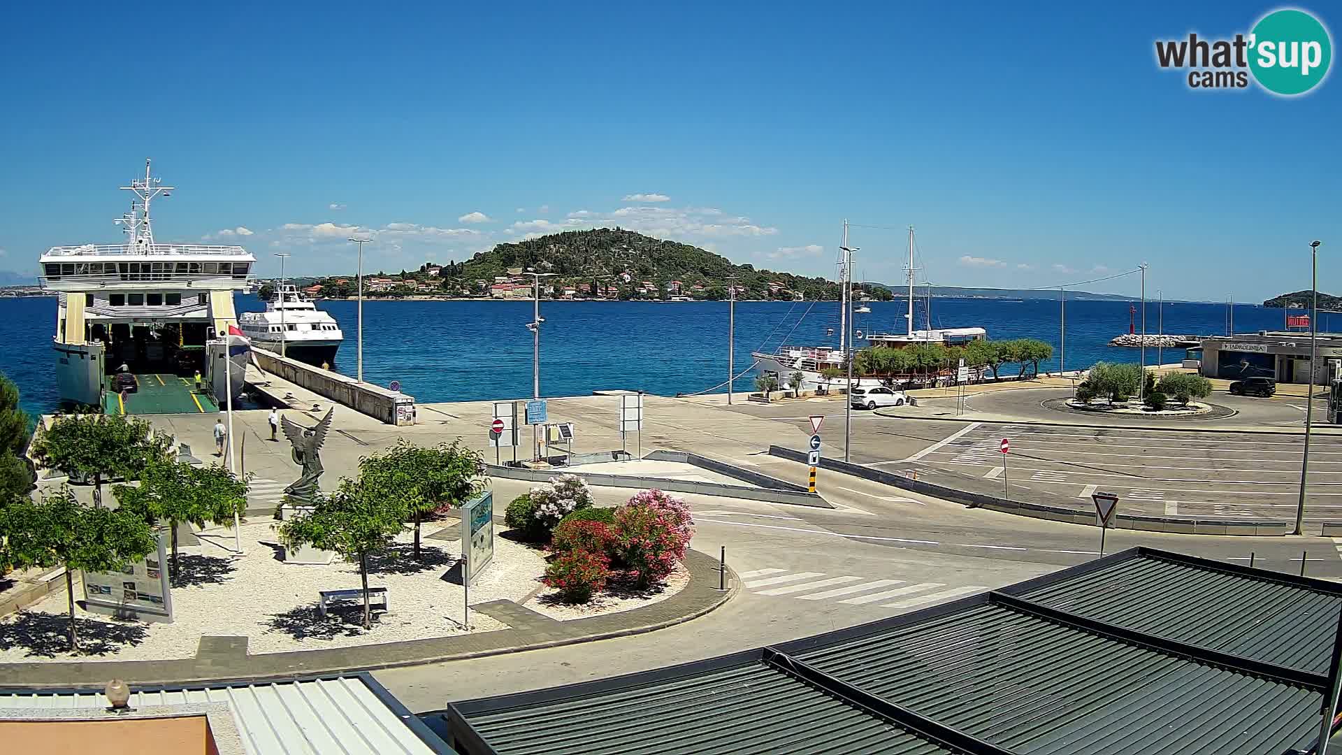 Webcam Ugljan – Preko Ferry to Zadar
