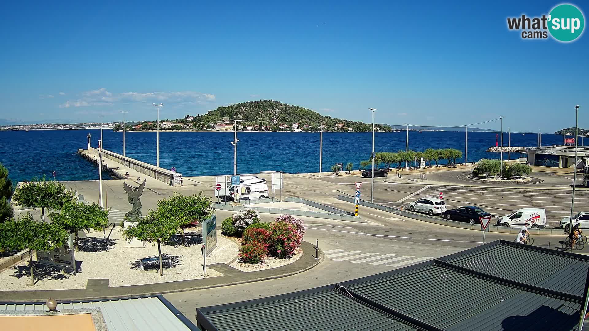 Webcam Ugljan – Preko Ferry to Zadar