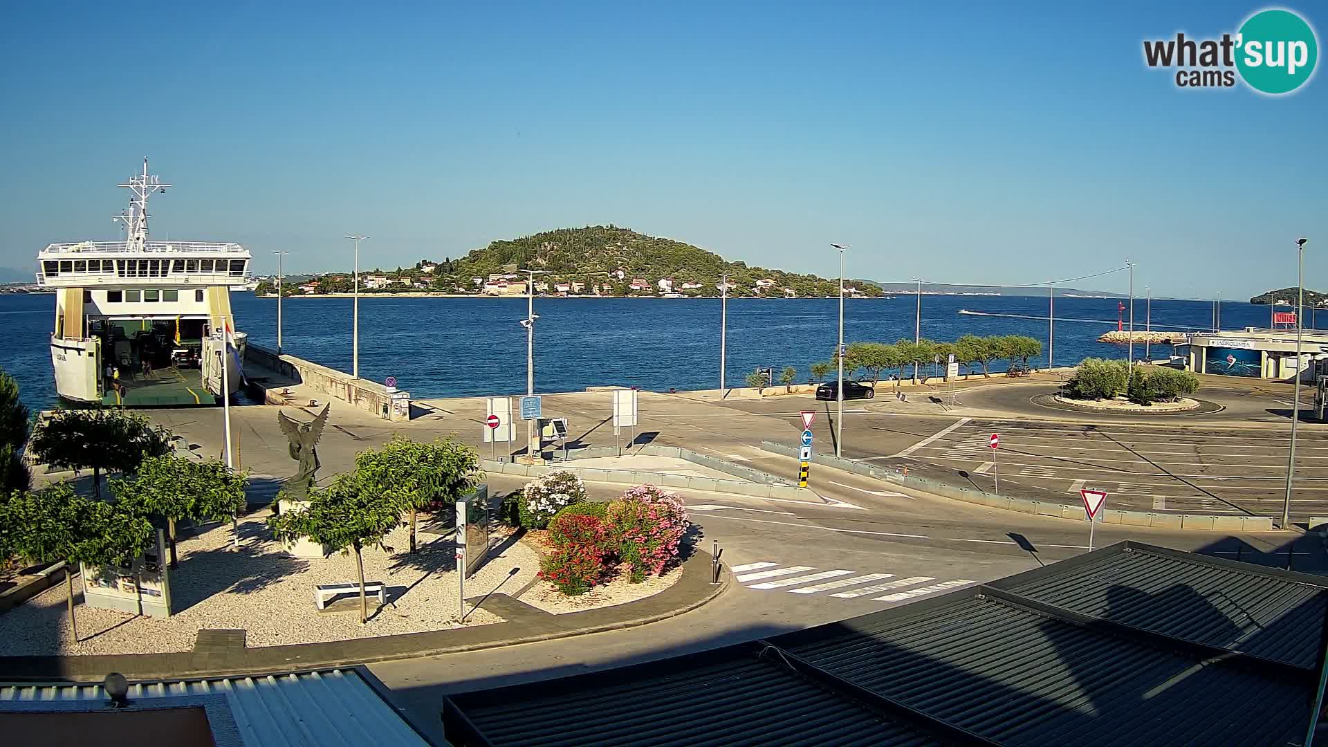 Webcam Ugljan – Preko Ferry to Zadar