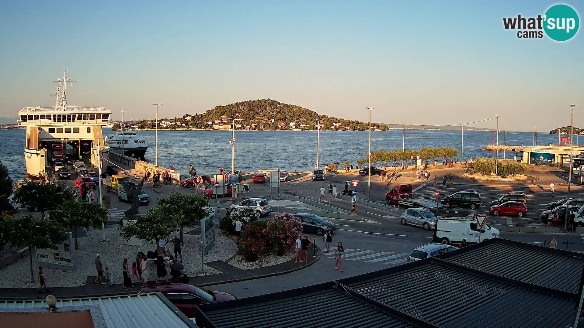 Webcam Ugljan – Preko Ferry to Zadar