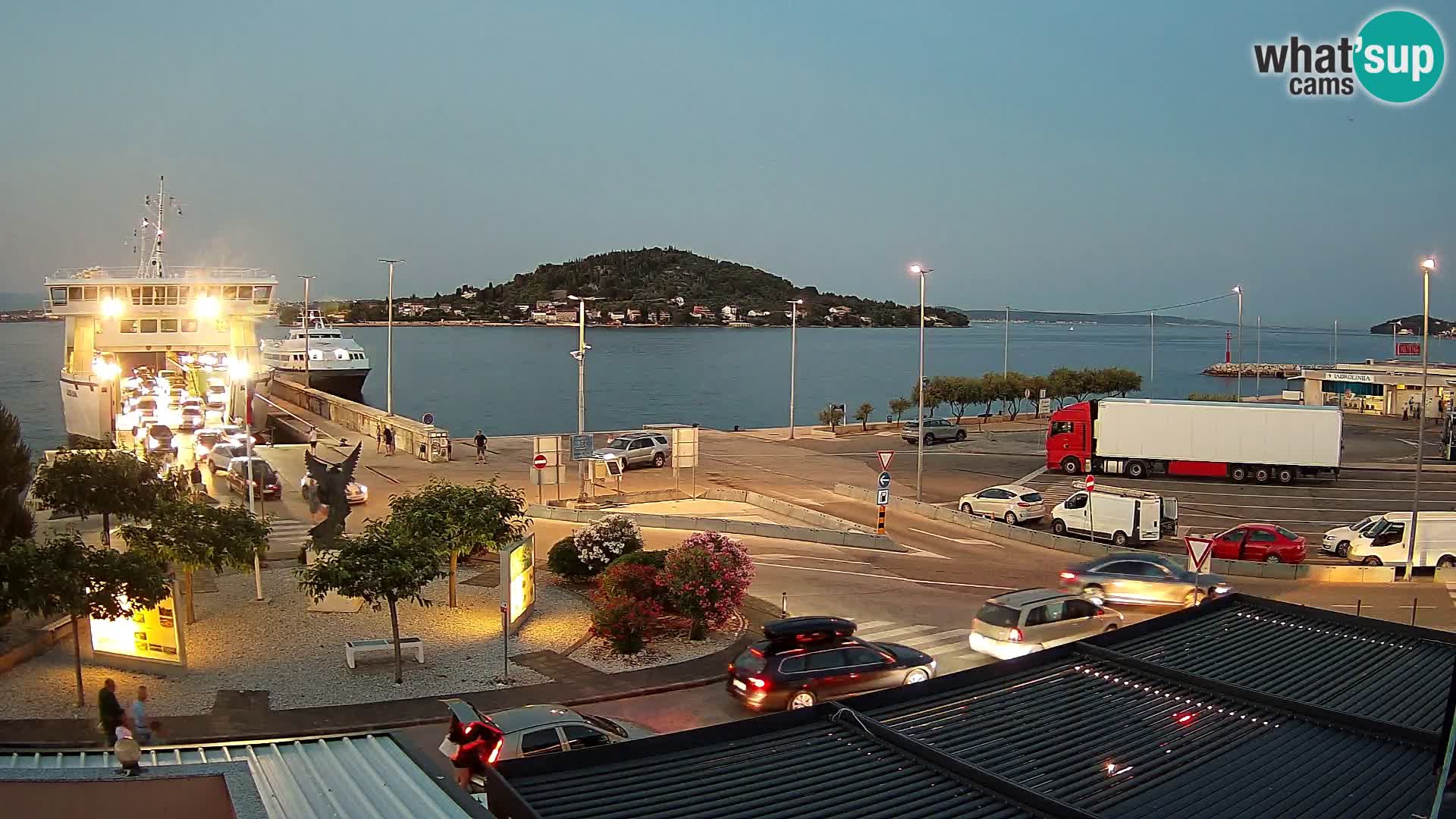 Webcam Ugljan – Preko Ferry to Zadar