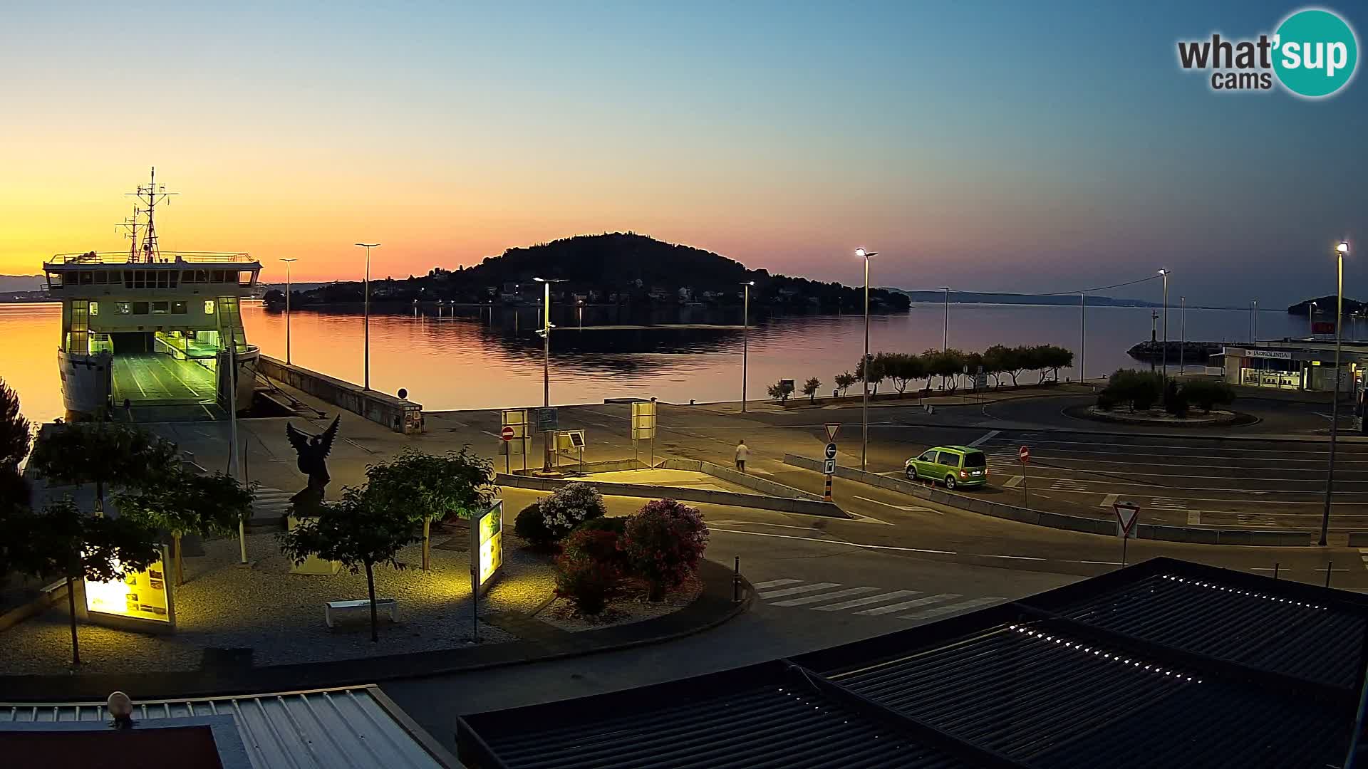 Webcam Ugliano – terminal traghetto da Preko a Zara