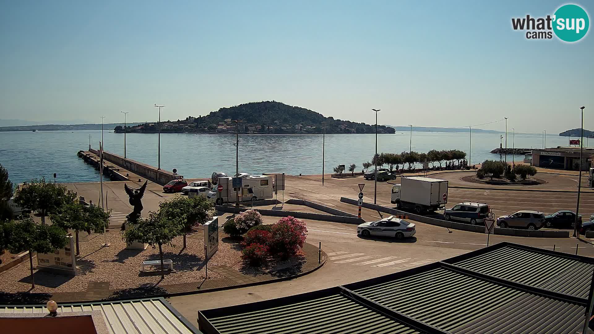 Webcam Ugliano – terminal traghetto da Preko a Zara