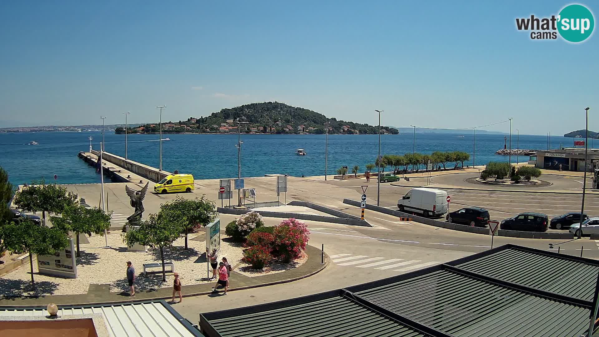 Web kamera Ugljan – Preko trajekt za Zadar