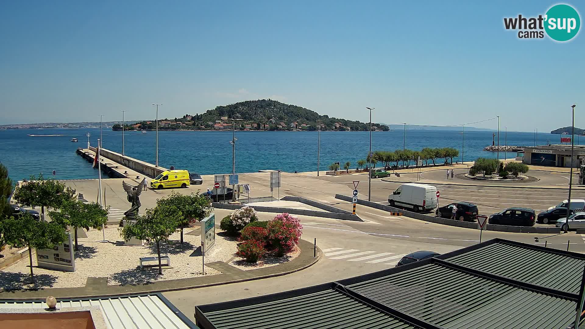 Web kamera Ugljan – Preko trajekt za Zadar